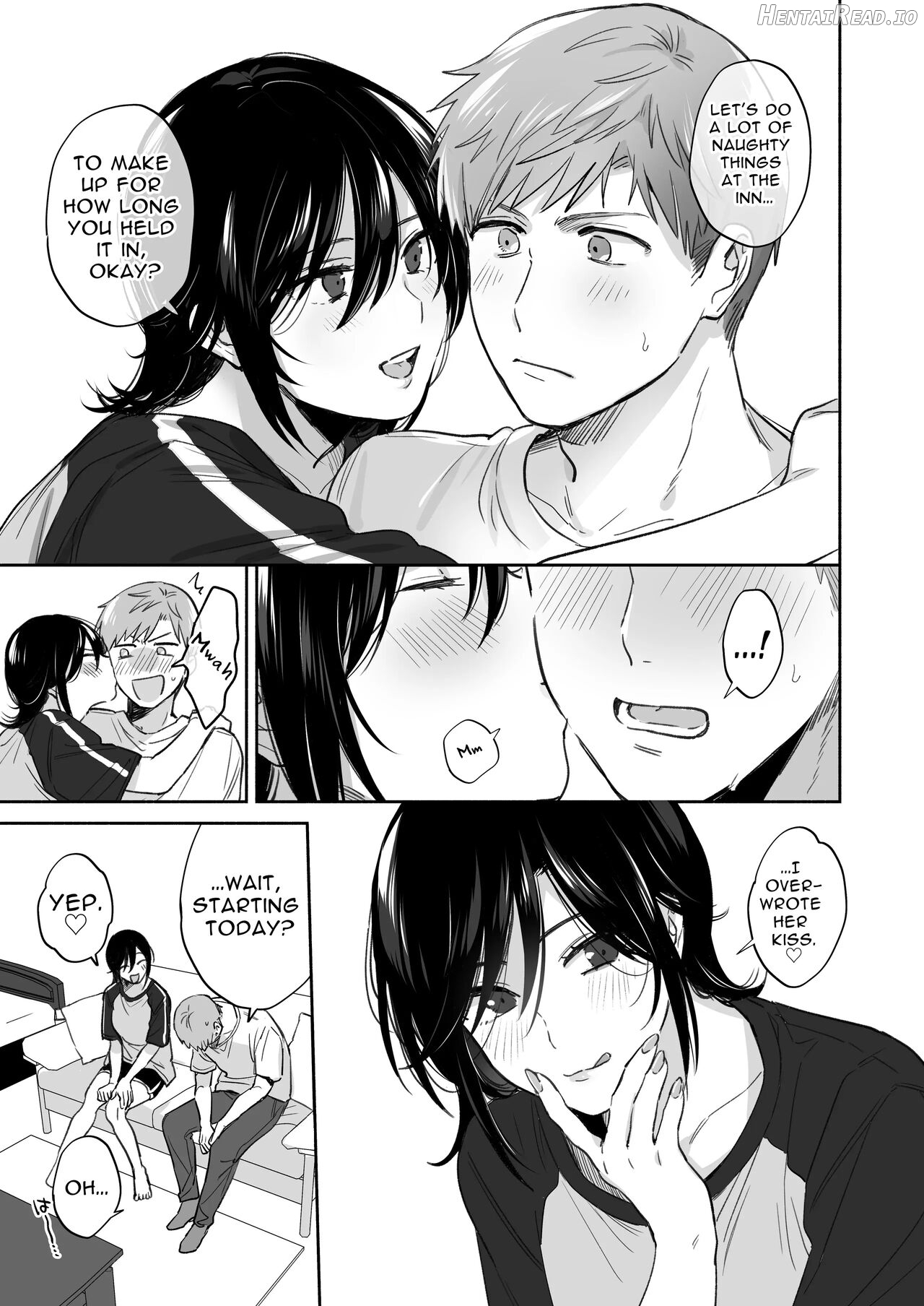 Suki Araba Kareshi no Seiheki o Yugametai! ~Gaman Genkai!! Icha Love Onsen Ryokou~ Chapter 1 - page 10