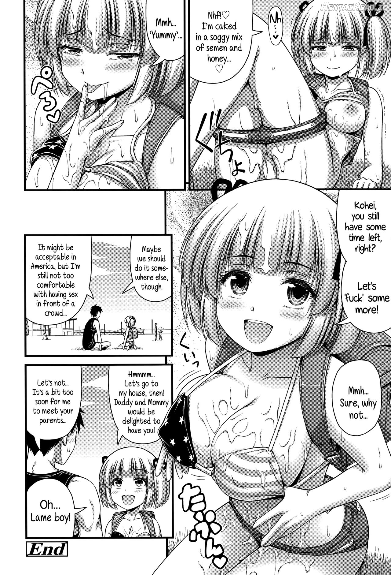 Short Pants no Onnanoko no Hatsuiku ga Yosugiru Ken ni Tsuite Chapter 1 - page 76