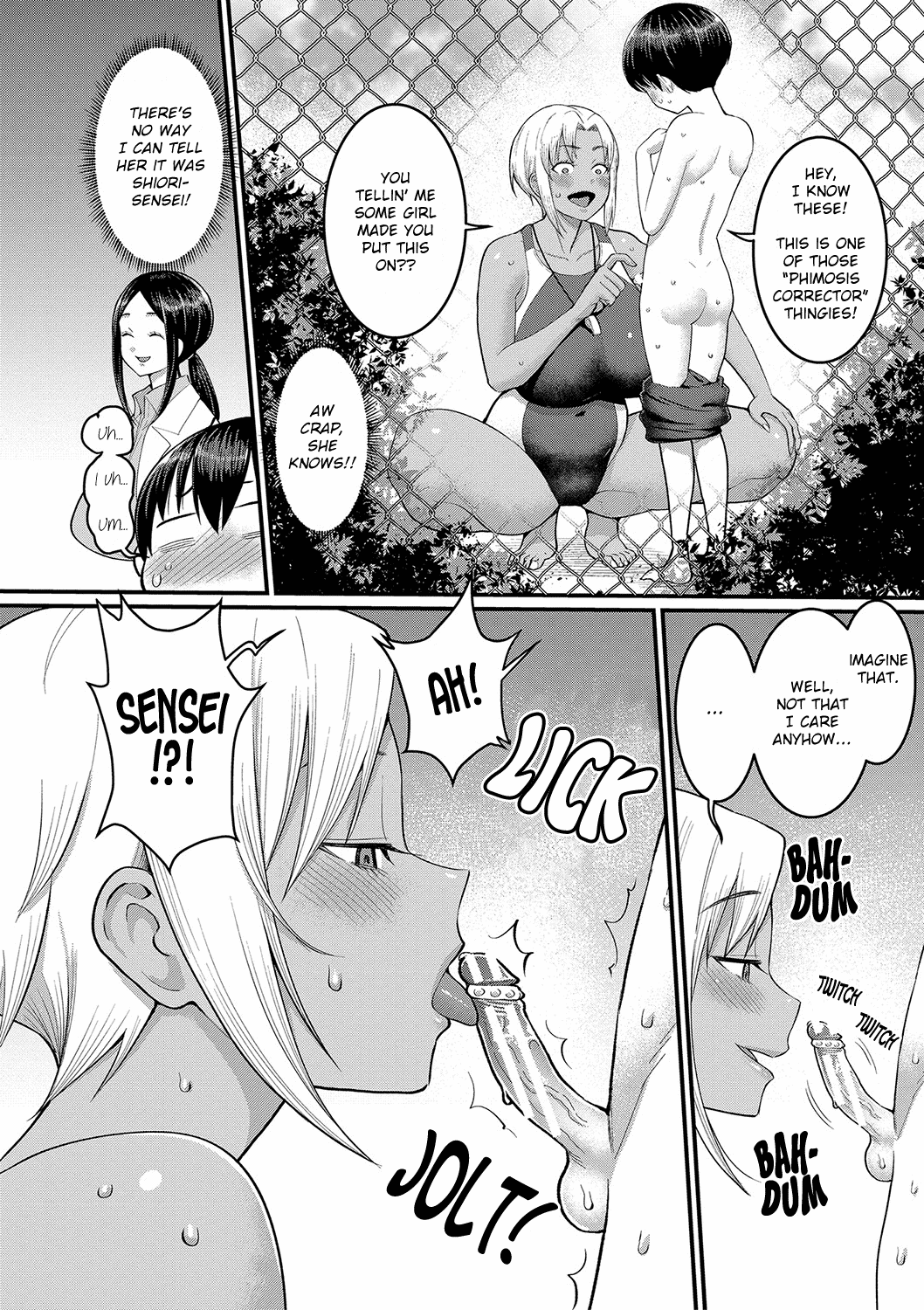 Shiori Sensei wa Ochinchin no Sodateya-san Chapter 1 - page 32