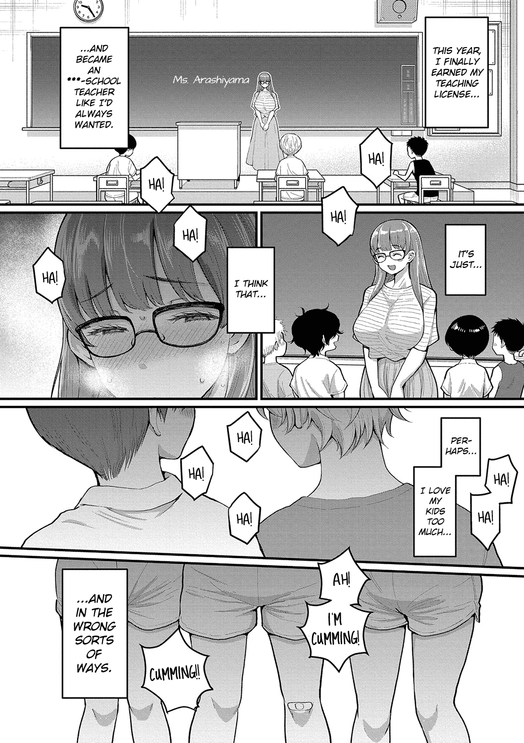 Shiori Sensei wa Ochinchin no Sodateya-san Chapter 1 - page 50