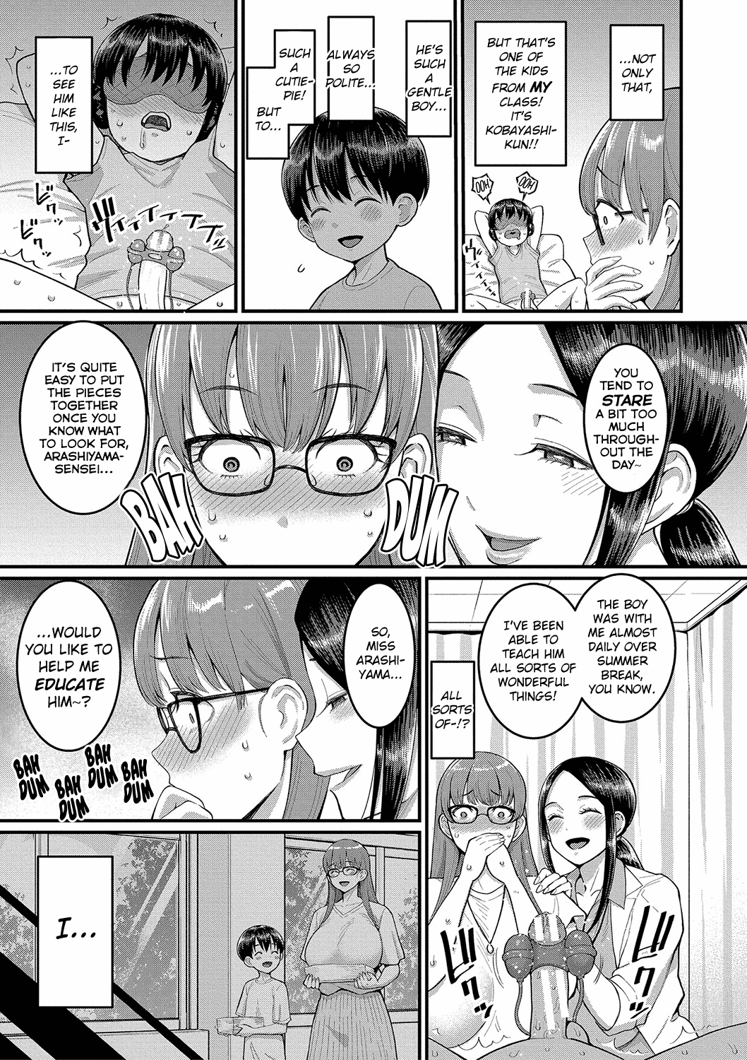 Shiori Sensei wa Ochinchin no Sodateya-san Chapter 1 - page 55