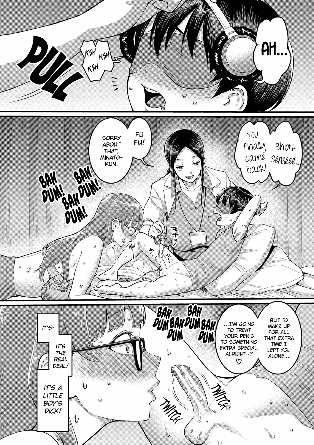 Shiori Sensei wa Ochinchin no Sodateya-san Chapter 1 - page 56