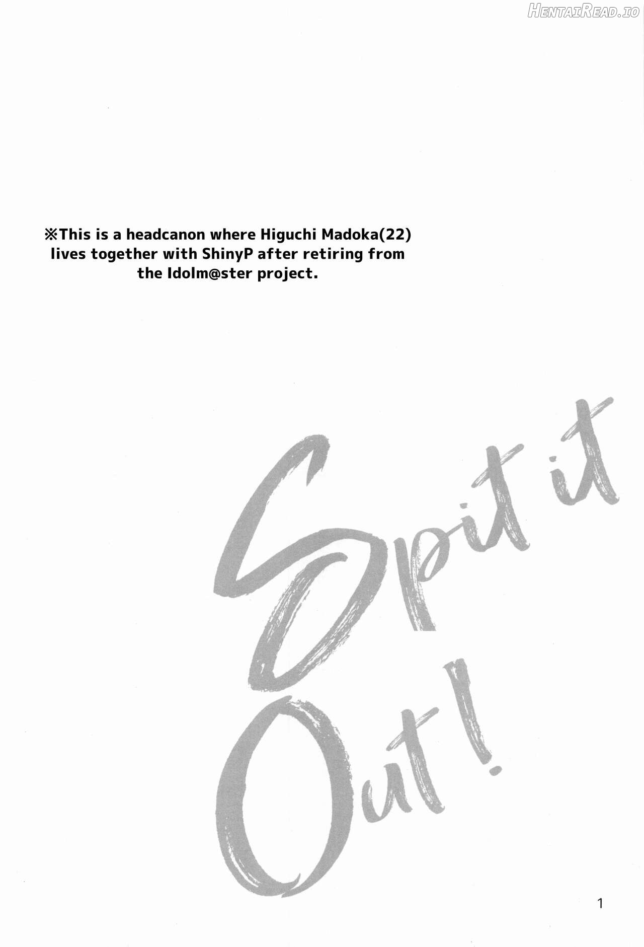 Spit it Out! Chapter 1 - page 2