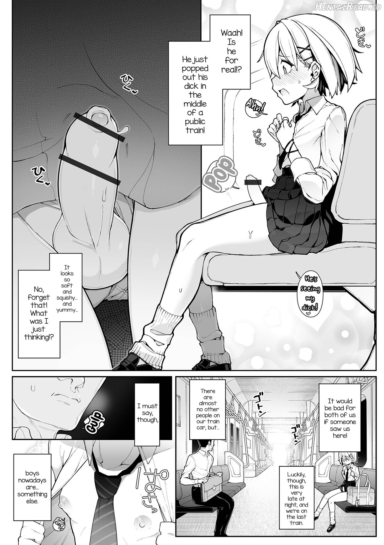 Densha de Yuuwaku Otokonoko! Chapter 1 - page 4