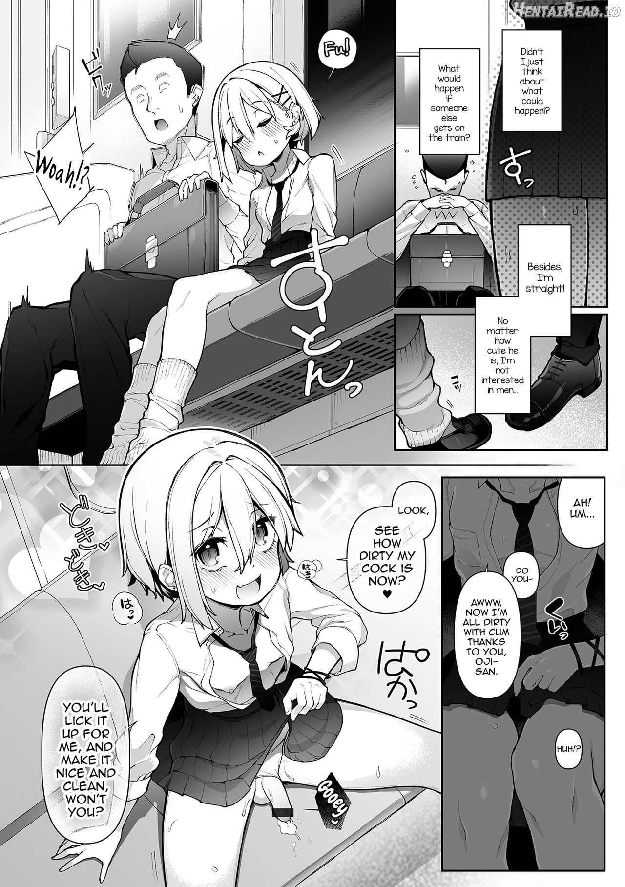 Densha de Yuuwaku Otokonoko! Chapter 1 - page 7