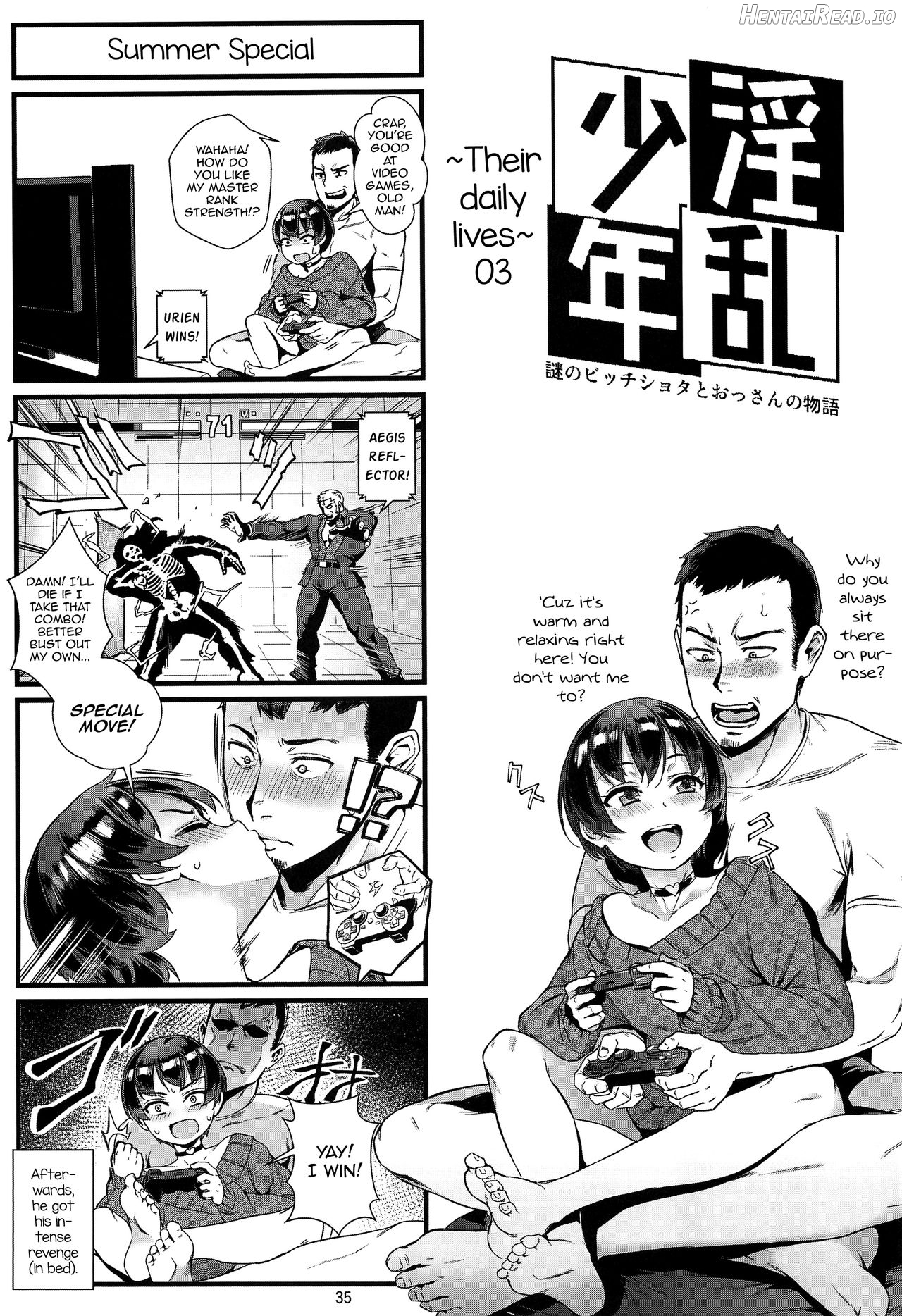 Inran Shounen "Nazo no Bitch Shota to Ossan no Monogatari" VOL.2 Chapter 1 - page 34