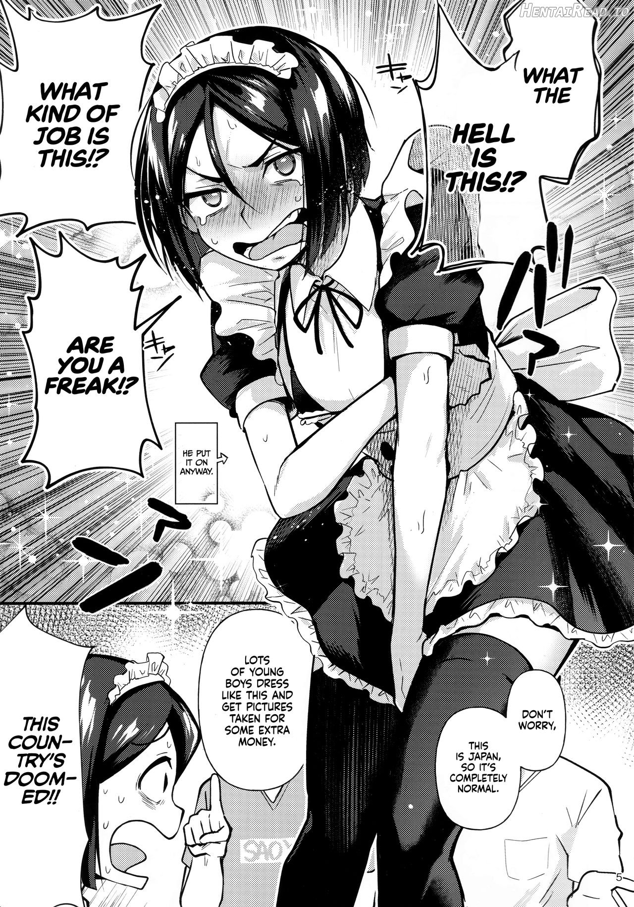 Nonke Nano ni Josou Maid de AV Debut Chapter 1 - page 4