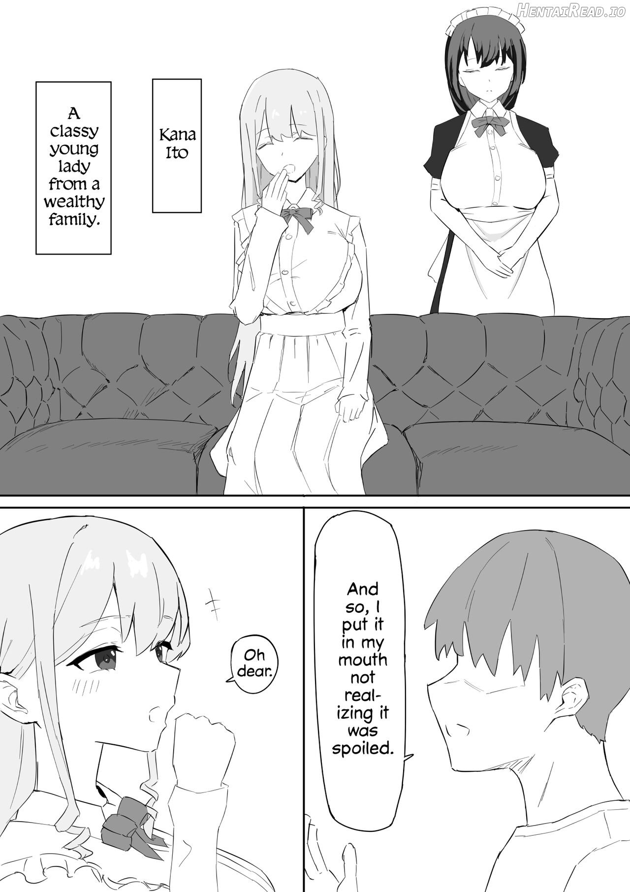 Ojou-sama to Maid o Iinazuke ni Torarete Okobore Ecchi suru Hanashi Chapter 1 - page 2