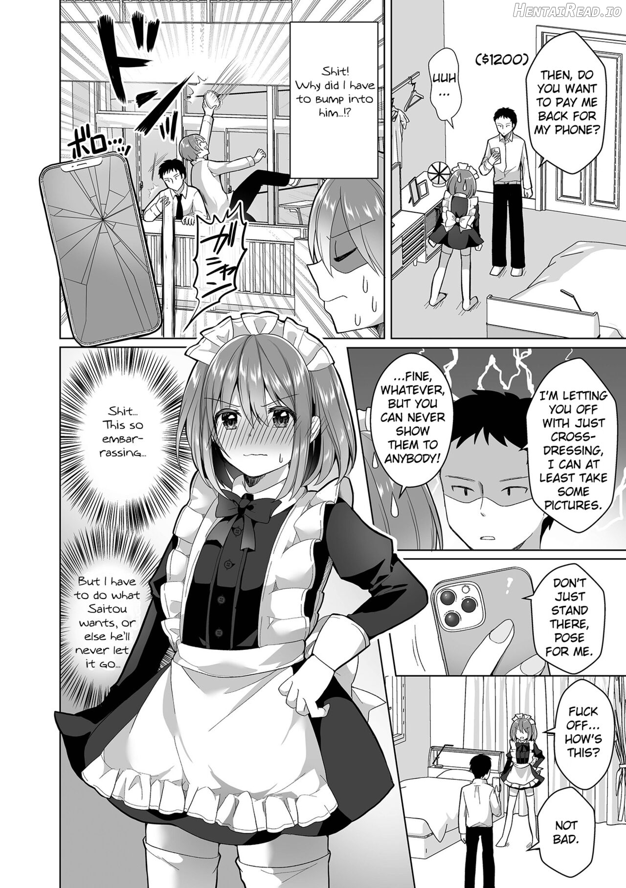 SmaPho Bakibaki Wabi Maid Chapter 1 - page 2