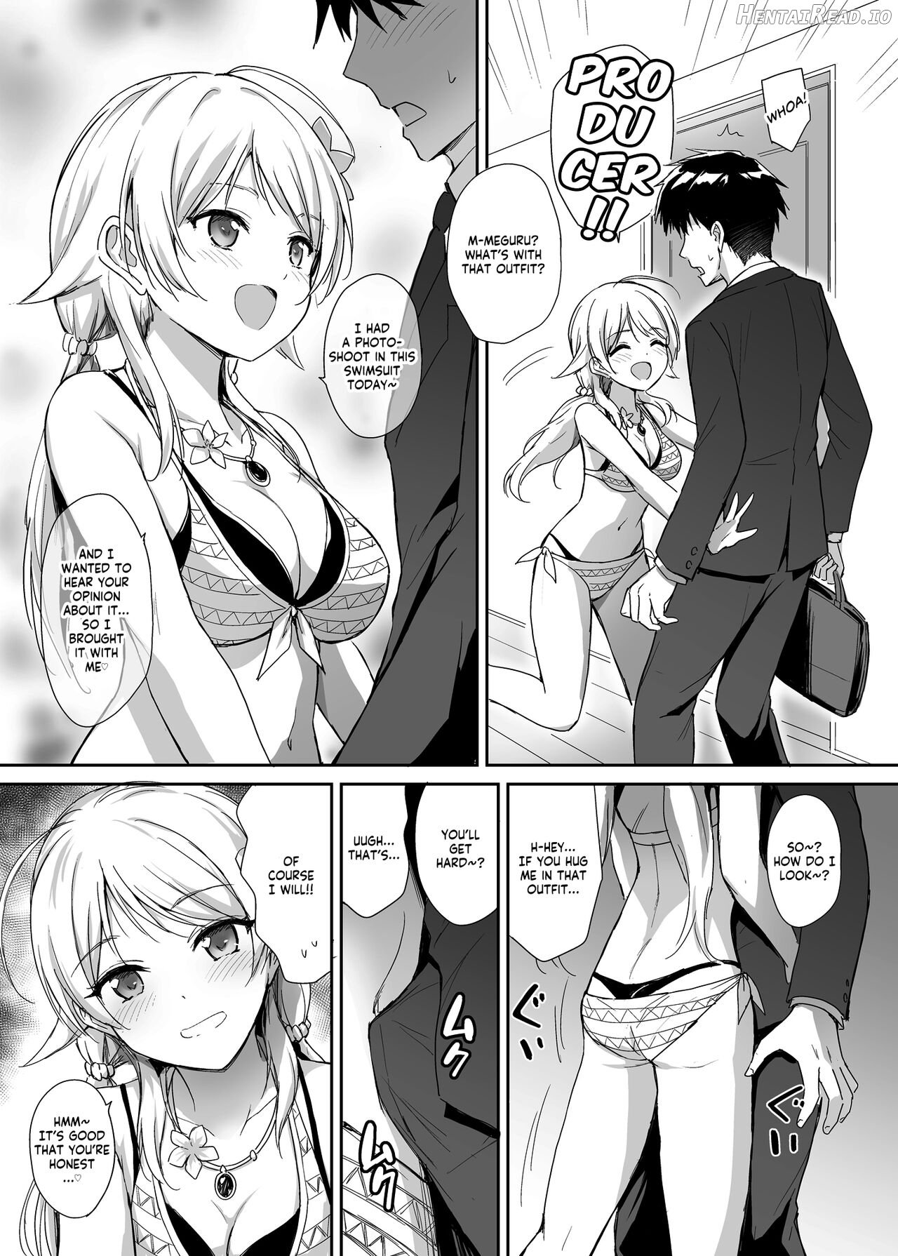 Meguru to Mizugi Ecchi Chapter 1 - page 1