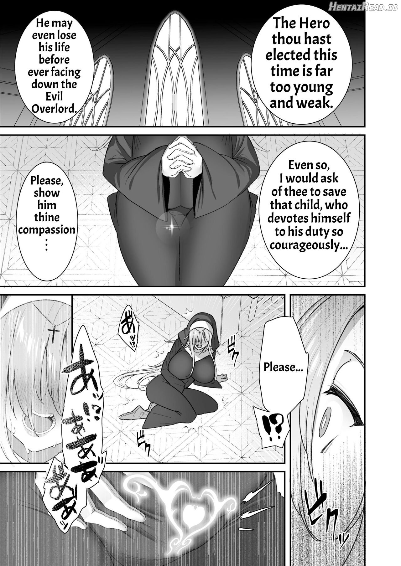 Yuusha-sama ga Yowakute Fuan na node Kami wa Sister ni Tanetsuke Koubi o Meijimashita Chapter 1 - page 7