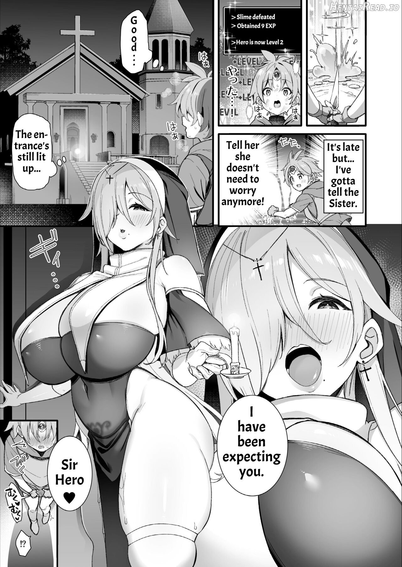 Yuusha-sama ga Yowakute Fuan na node Kami wa Sister ni Tanetsuke Koubi o Meijimashita Chapter 1 - page 9