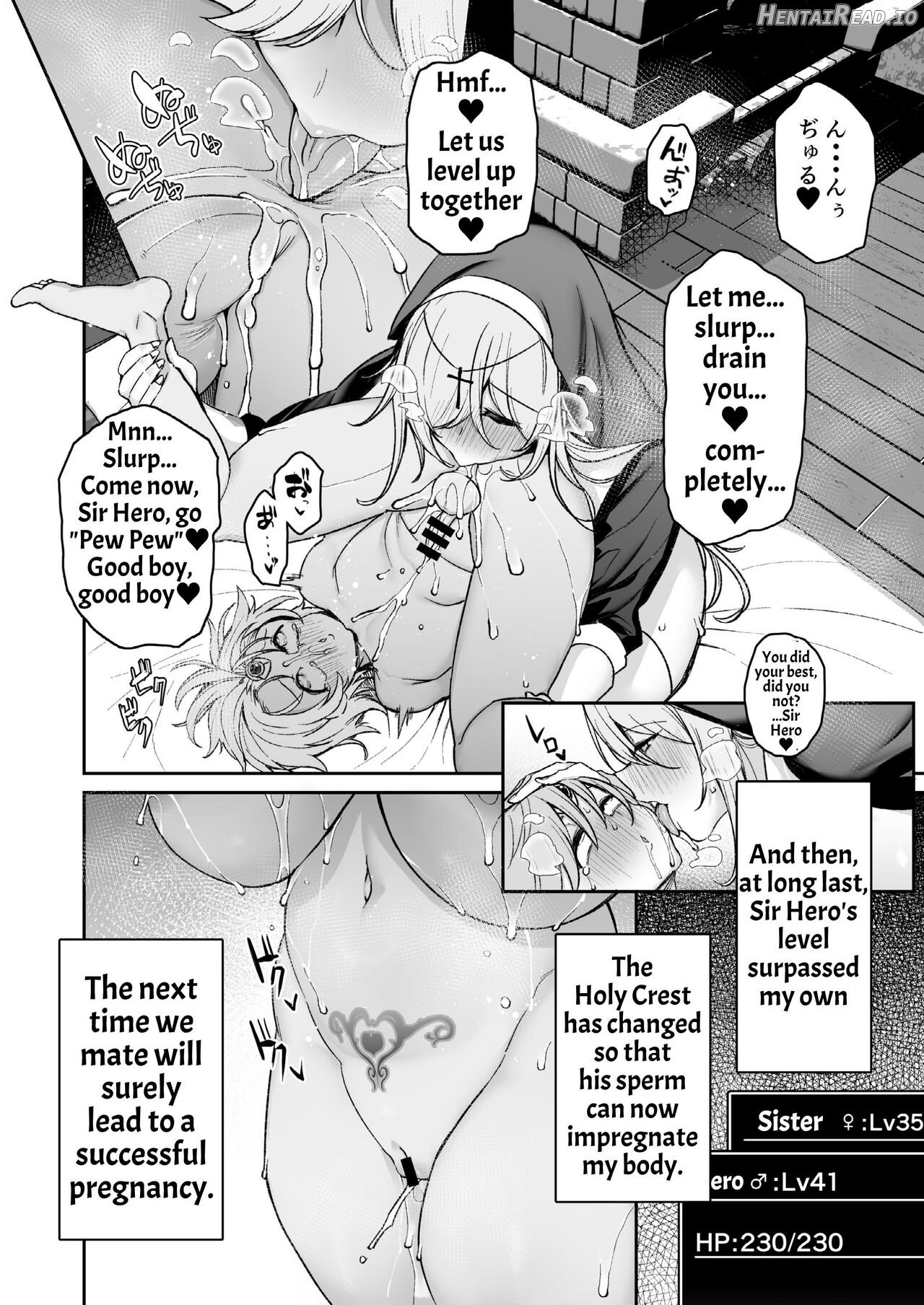 Yuusha-sama ga Yowakute Fuan na node Kami wa Sister ni Tanetsuke Koubi o Meijimashita Chapter 1 - page 38