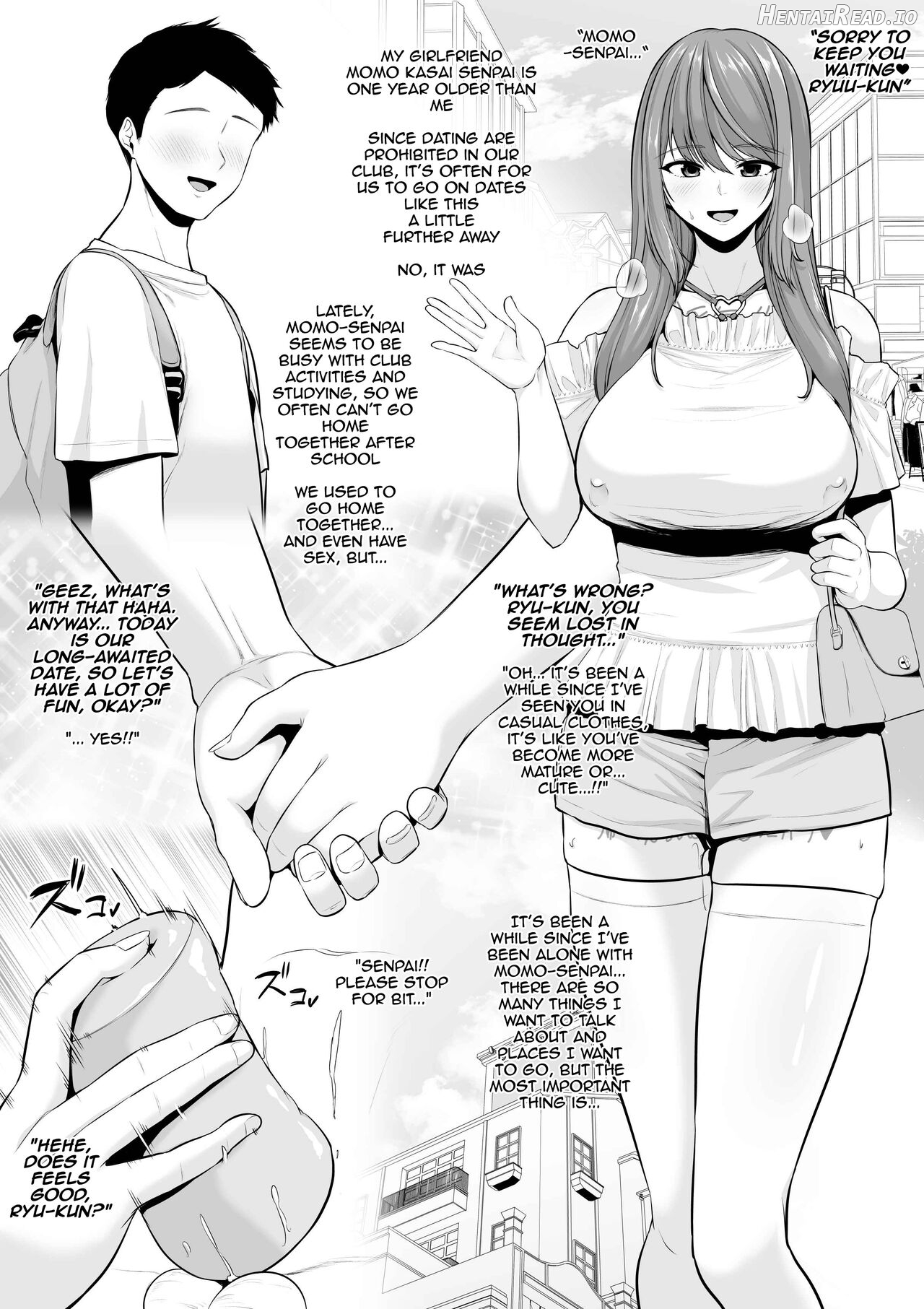 Zoku Zoku Toshiue Cheerleader no Kanojo o Senpai no Dekachin ni Netorareru Chapter 2 - page 2