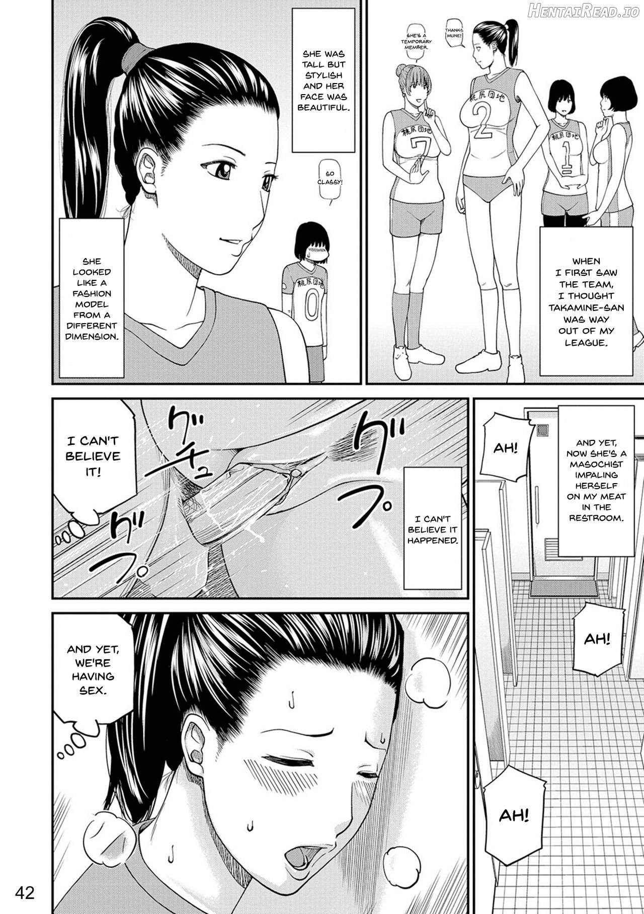 Momojiri Danchi Mama-san Volley Doukoukai - Decensored Chapter 1 - page 41