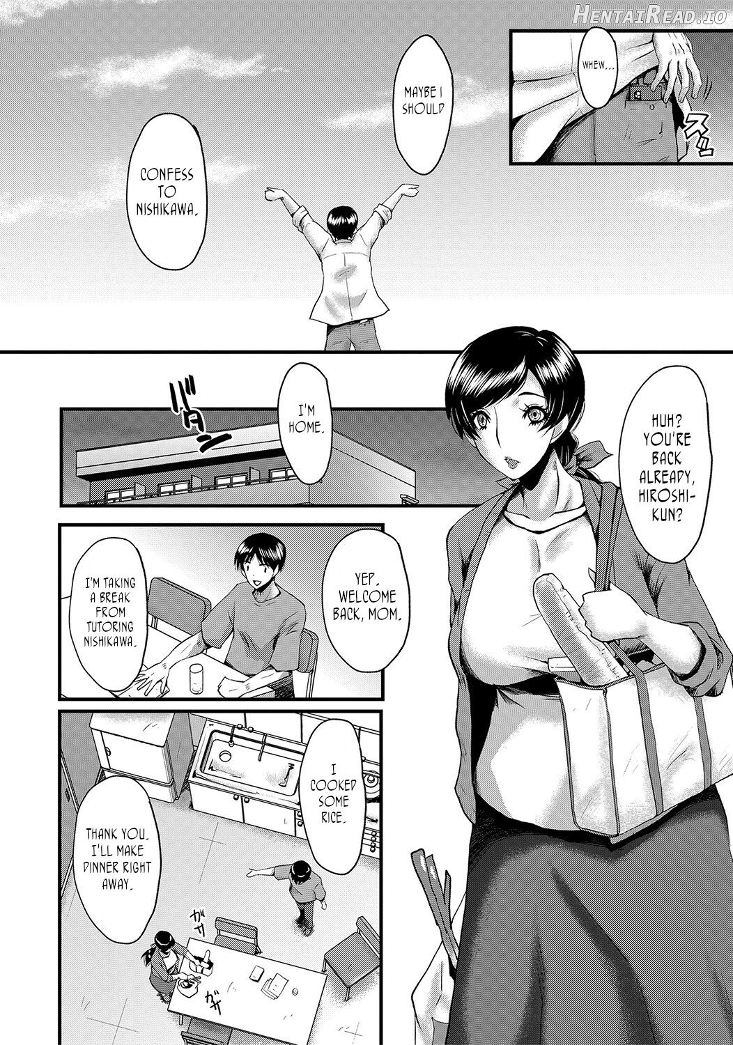 Tomodachi, Osananajimi mo Kaa-san mo Netorareru, Sono 1 Chapter 3 - page 4