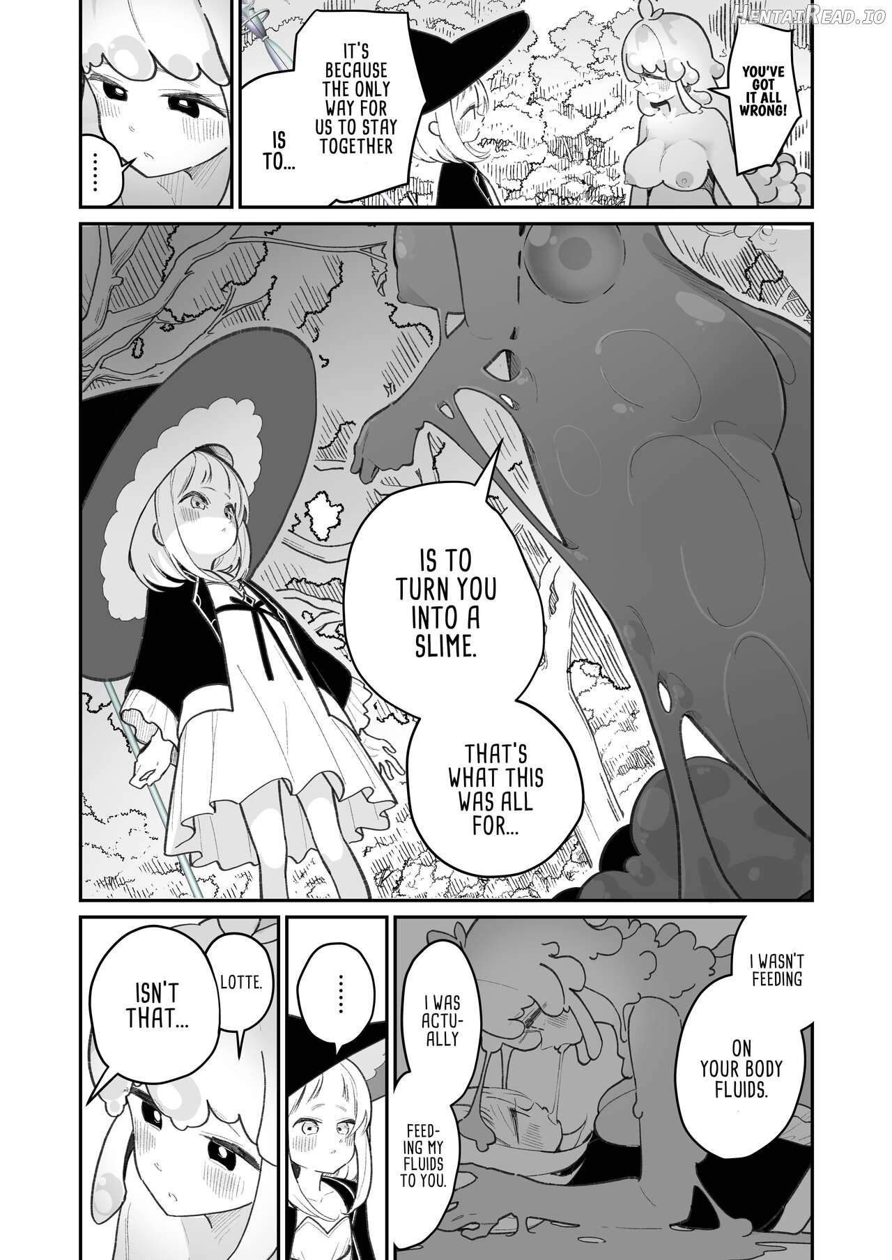 Kairoudouketsu no Chigiri Slime Musume to Ichaicha Nurunuru Yuri Ecchi shite Slime-ka suru Loli Mahoutsukai Chapter 1 - page 15