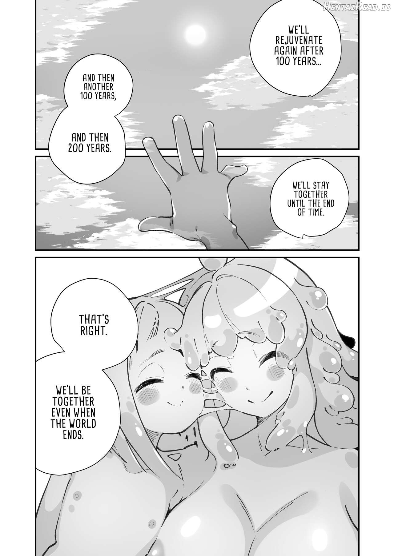 Kairoudouketsu no Chigiri Slime Musume to Ichaicha Nurunuru Yuri Ecchi shite Slime-ka suru Loli Mahoutsukai Chapter 1 - page 79