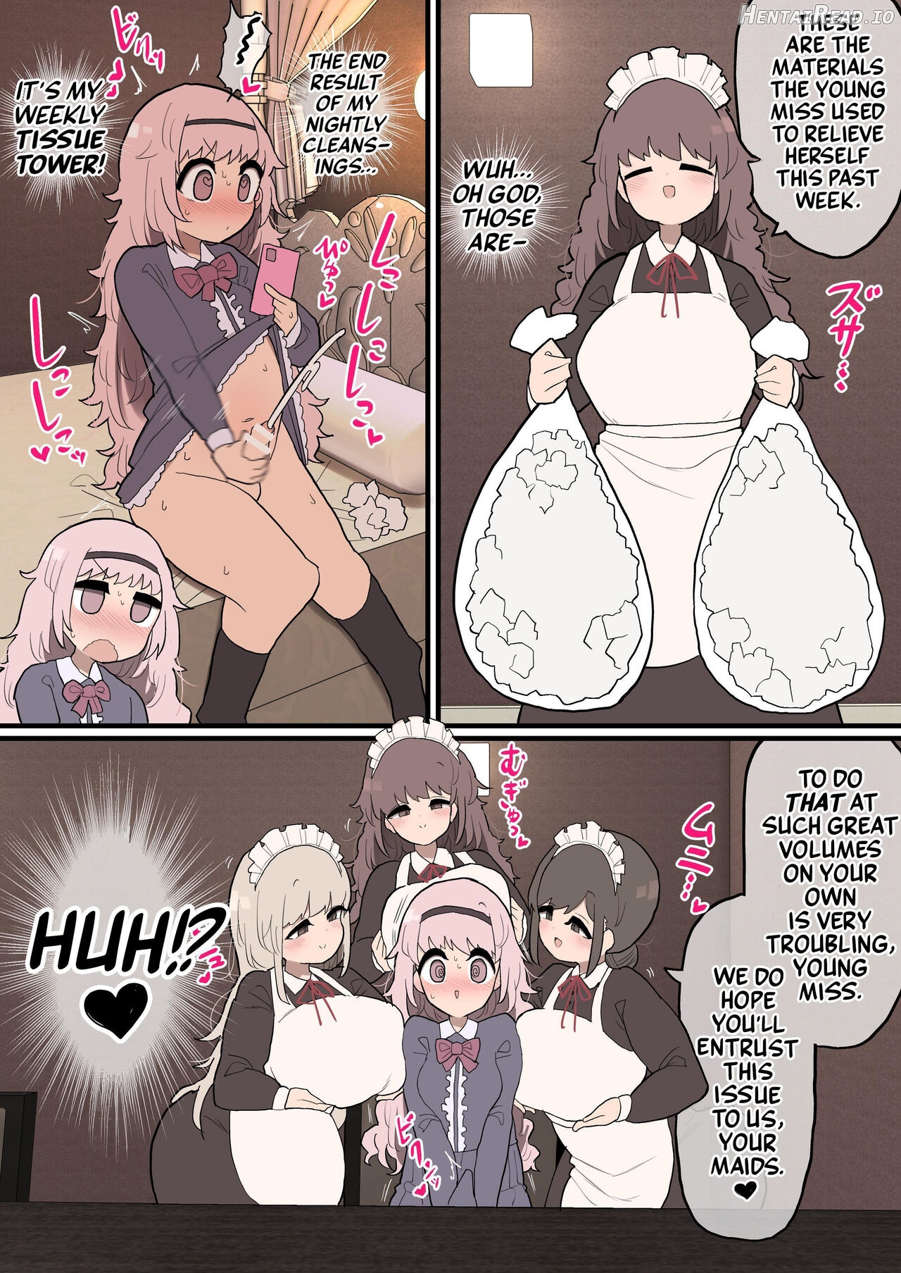 Futanari Ojousama-chan ~Senzoku Maid-san ni Shasei no Otetsudai o Shite Moraimasu!~ Chapter 1 - page 3