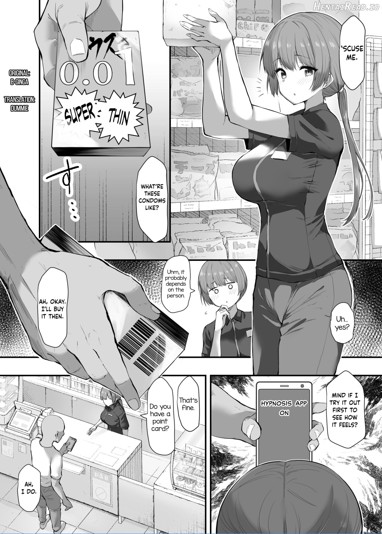 Saimin Manga Fudan Kayotteru Konbini no Tenin ni Saimin o Kakeru Chapter 1 - page 1