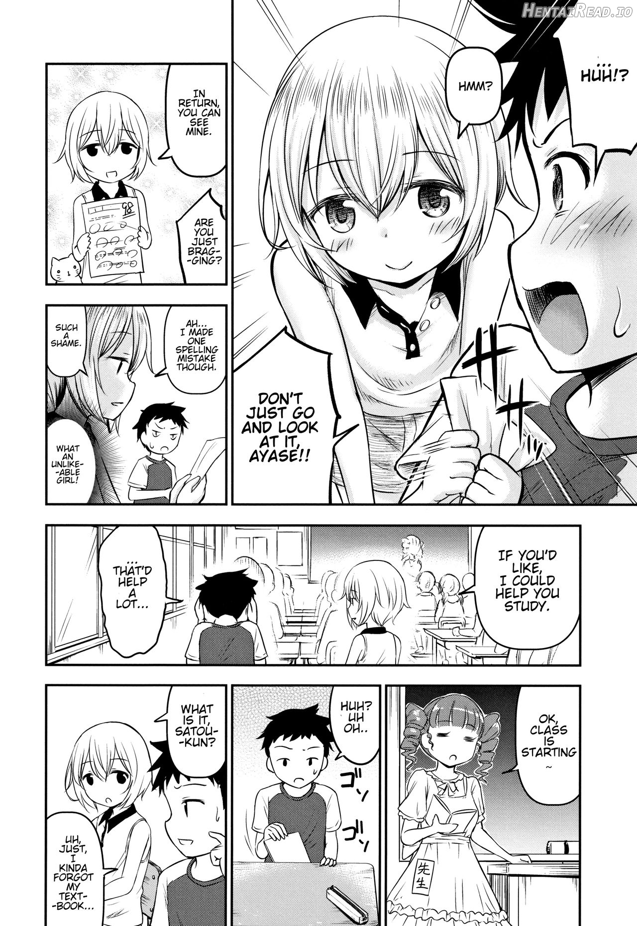 Ayase-san wa Ecchi ni Karakau - Decensored Chapter 1 - page 4