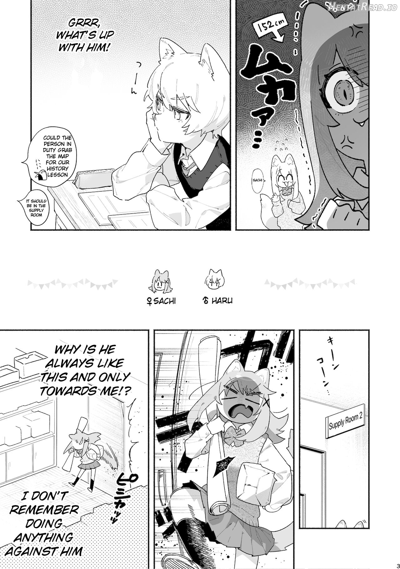 ♂ ga Uke. Neko-chan x Neko-kun Chapter 1 - page 4