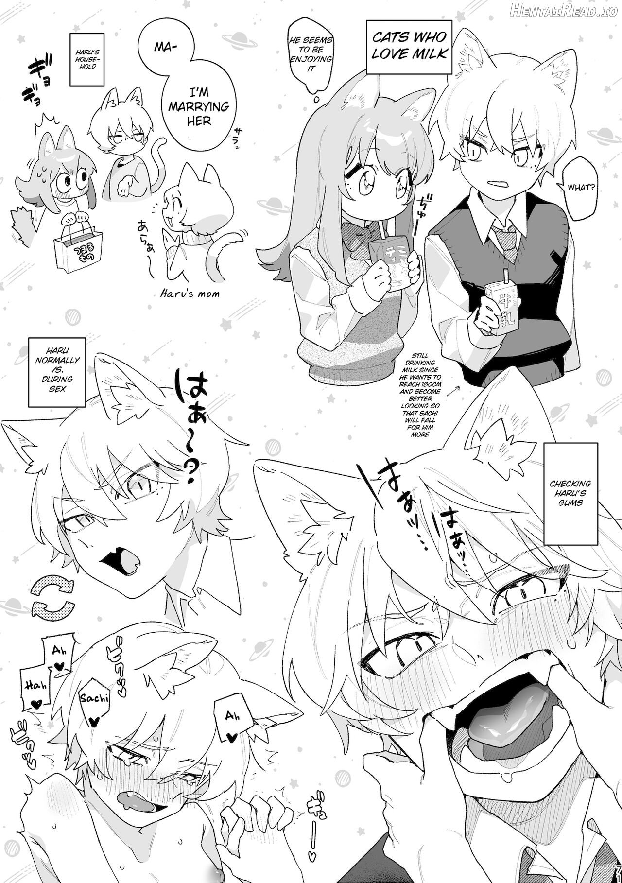 ♂ ga Uke. Neko-chan x Neko-kun Chapter 1 - page 72