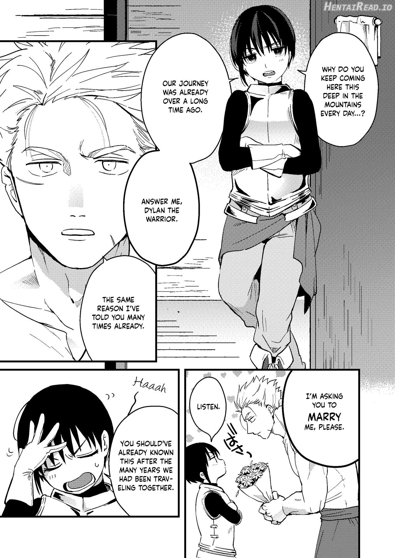 Sekai ga Heiwa ni Natta node Yuusha (Jitsu wa ♀) ni Kyuukon Shita Kekka Chapter 1 - page 5