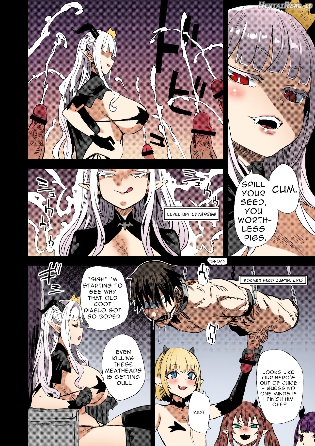 Succubus Joou vs Zako Goblin - Victim Girls R - Colorized Chapter 1 - page 5