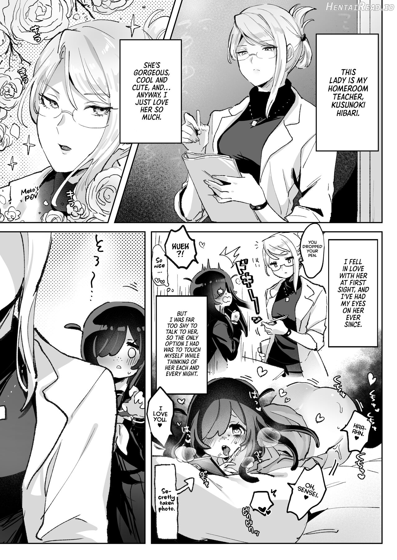 Hentai Seito ni Toritsukarete Shinu made Love Love Ecchi Chapter 1 - page 3