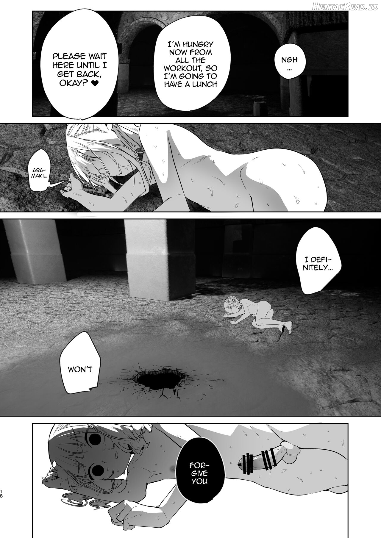 Tsuihou Sareta Futanari Mahoutsukai ga Mesugaki Yuusha o Wakaraseru Hanashi Chapter 2 - page 16