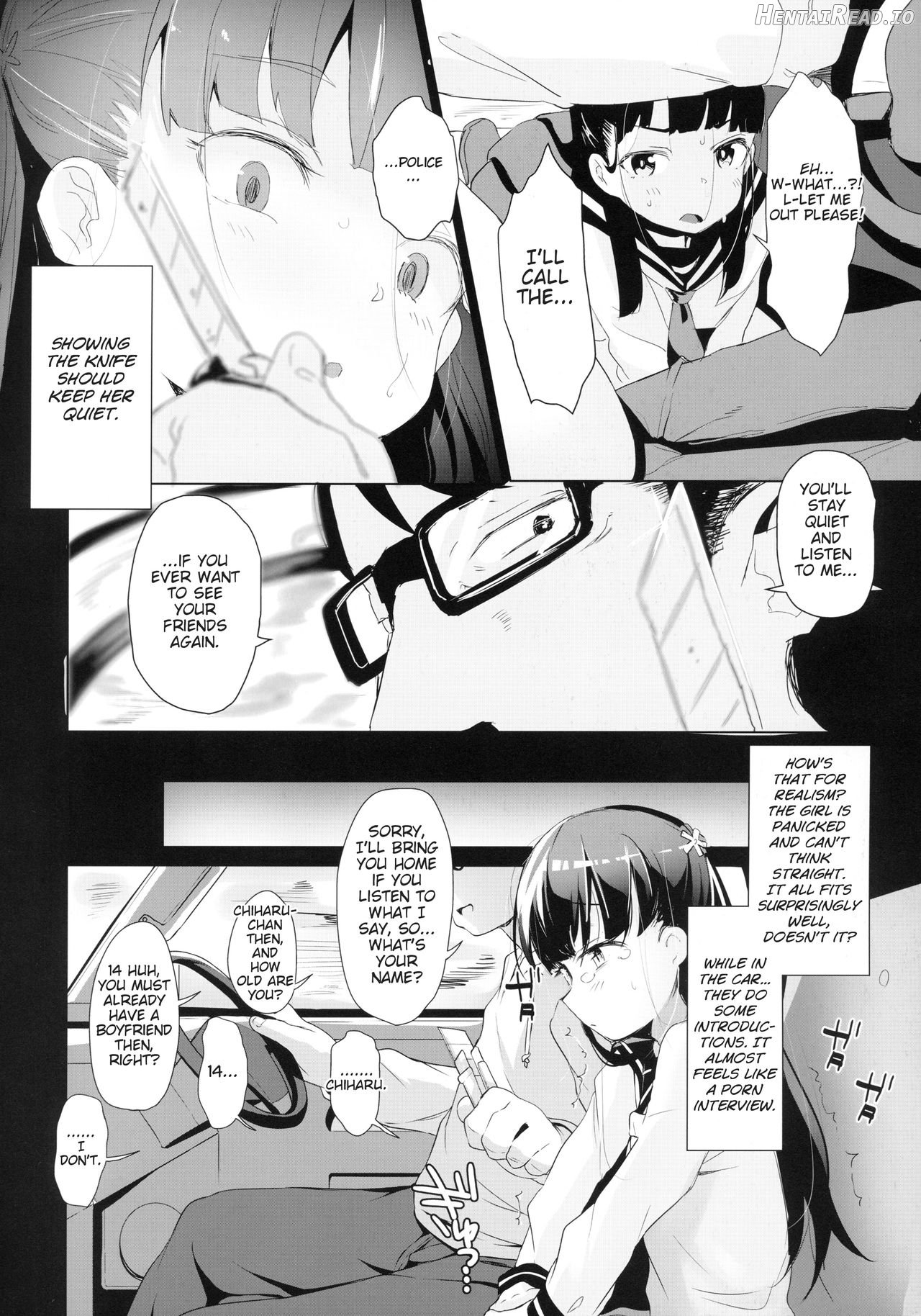 Rachirare Shoujo wa, Manga no Naka de __. Koharu Hen Chapter 1 - page 7