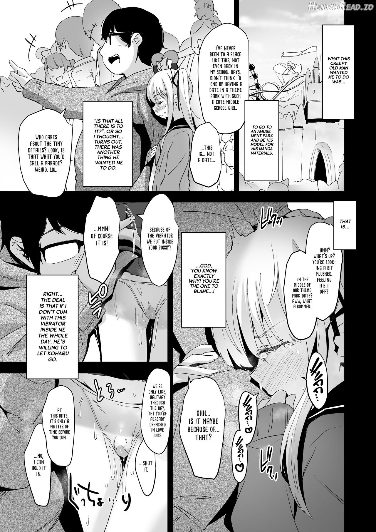 Rachirare Shoujo wa, Manga no Naka de __. Koharu Hen Chapter 2 - page 12