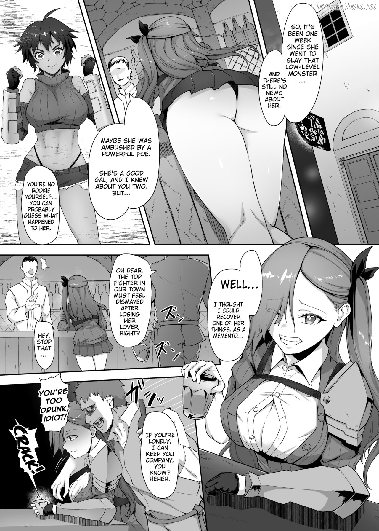 Mecha Tsuyoi Hazu no Onna Kakutouka, Mesugaki Mazoku ni Wana ni Hamerare Bokorare Futanari Buzama Level Drain Kyousei Shasei Shizako ni Sarete Sekka Hakai Shokei Chapter 1 - page 6