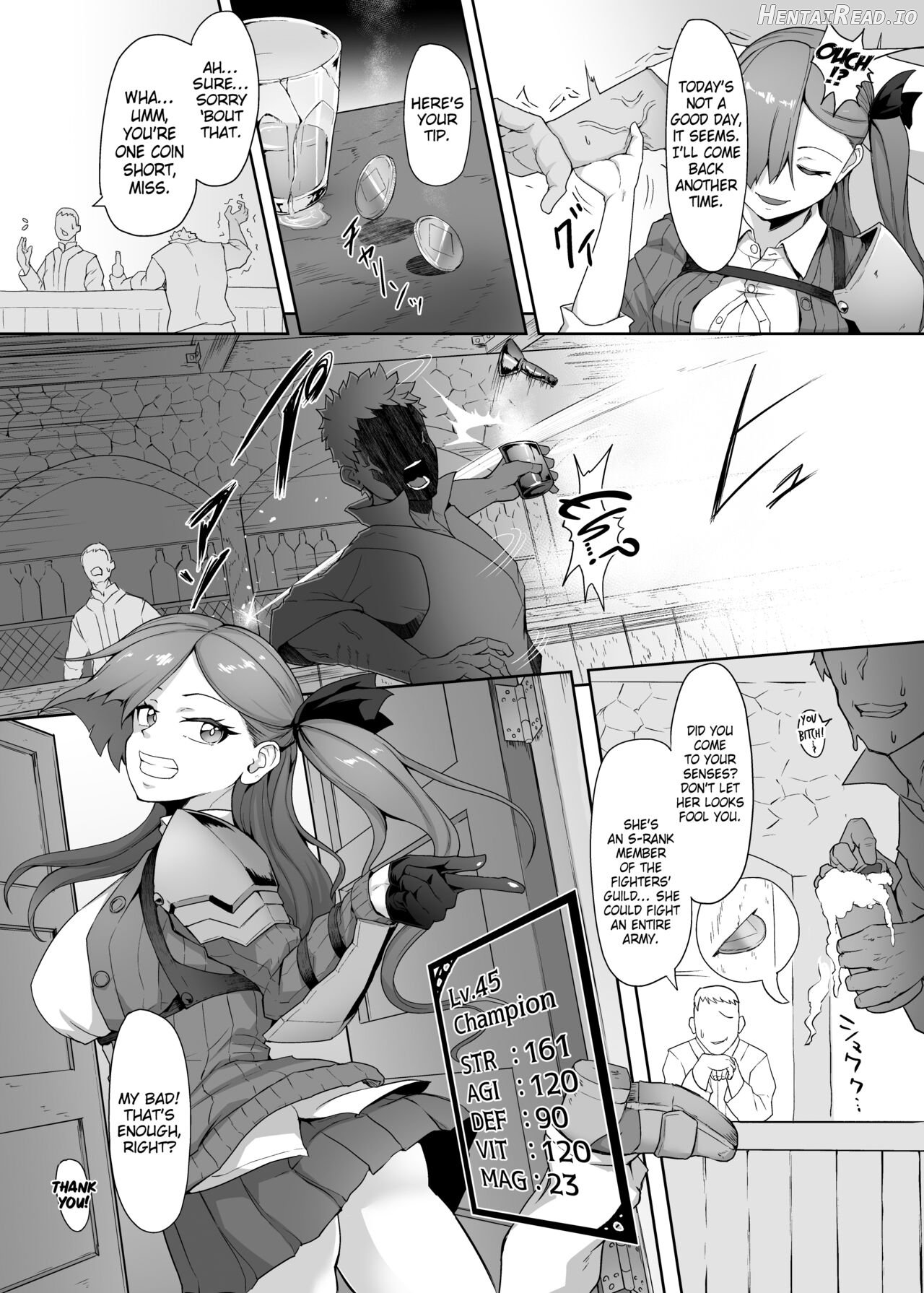 Mecha Tsuyoi Hazu no Onna Kakutouka, Mesugaki Mazoku ni Wana ni Hamerare Bokorare Futanari Buzama Level Drain Kyousei Shasei Shizako ni Sarete Sekka Hakai Shokei Chapter 1 - page 7