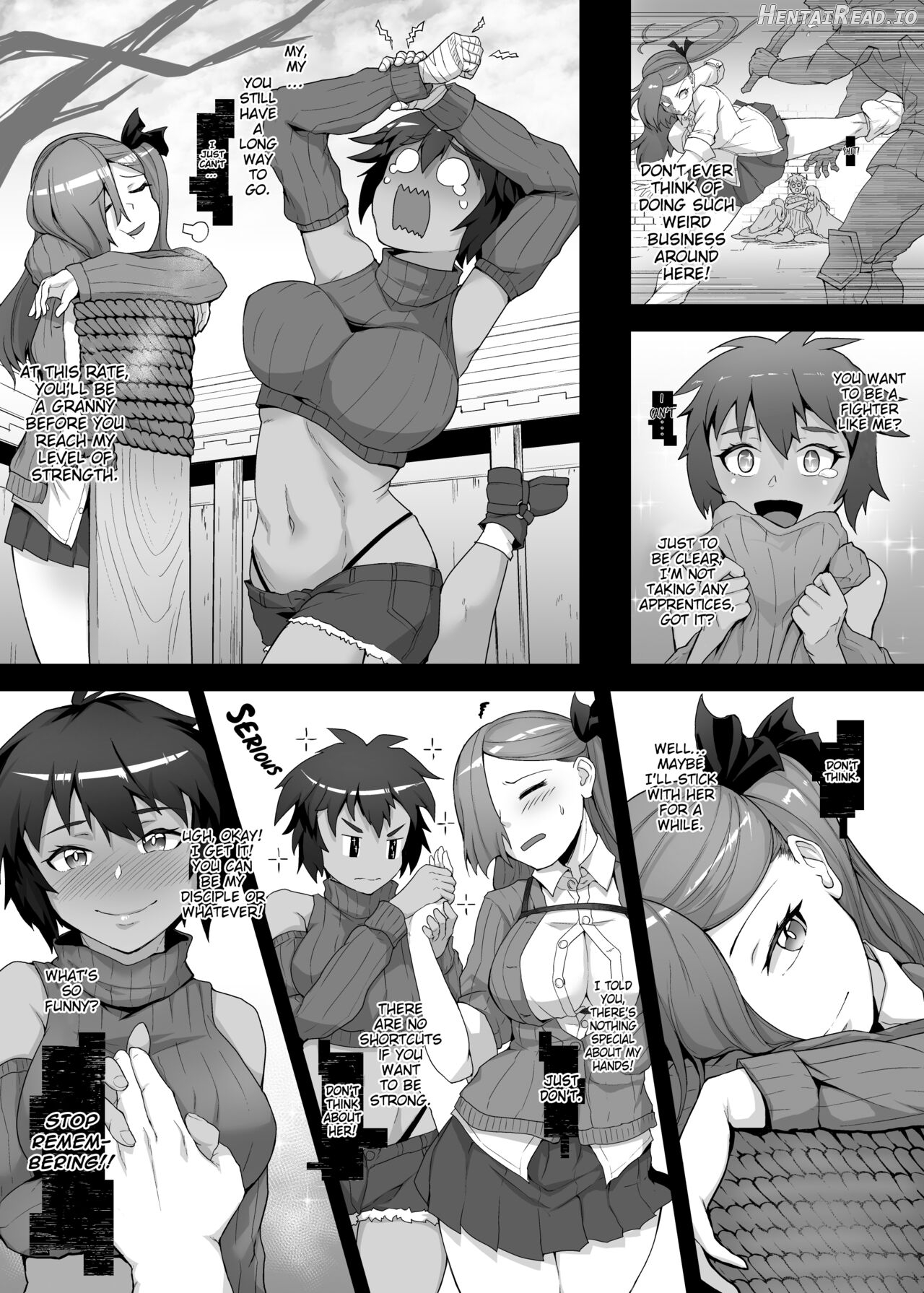 Mecha Tsuyoi Hazu no Onna Kakutouka, Mesugaki Mazoku ni Wana ni Hamerare Bokorare Futanari Buzama Level Drain Kyousei Shasei Shizako ni Sarete Sekka Hakai Shokei Chapter 1 - page 14