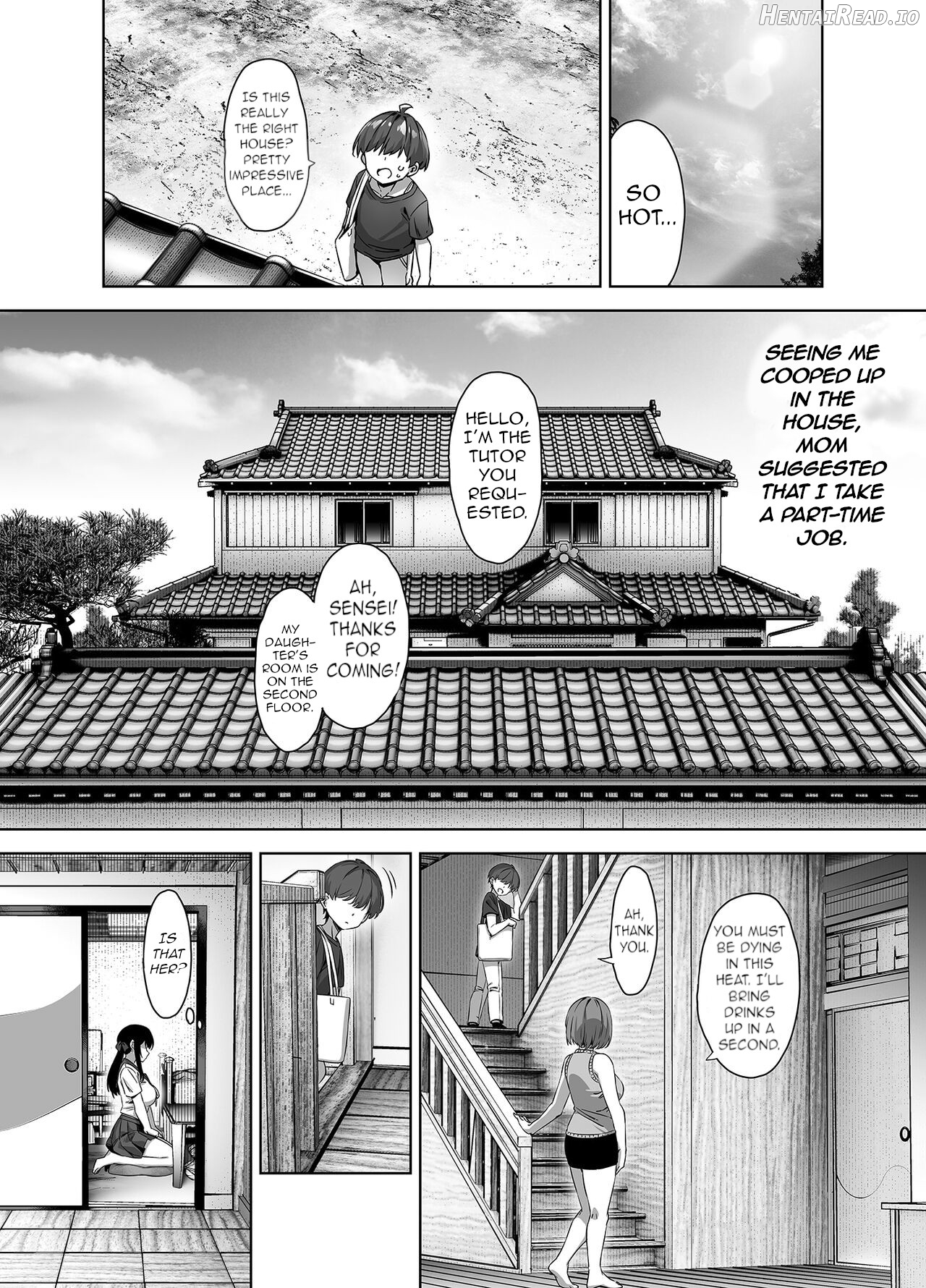 Natsu to Inaka to Yuuwaku shite kuru Dekkai Oshiego Chapter 1 - page 4