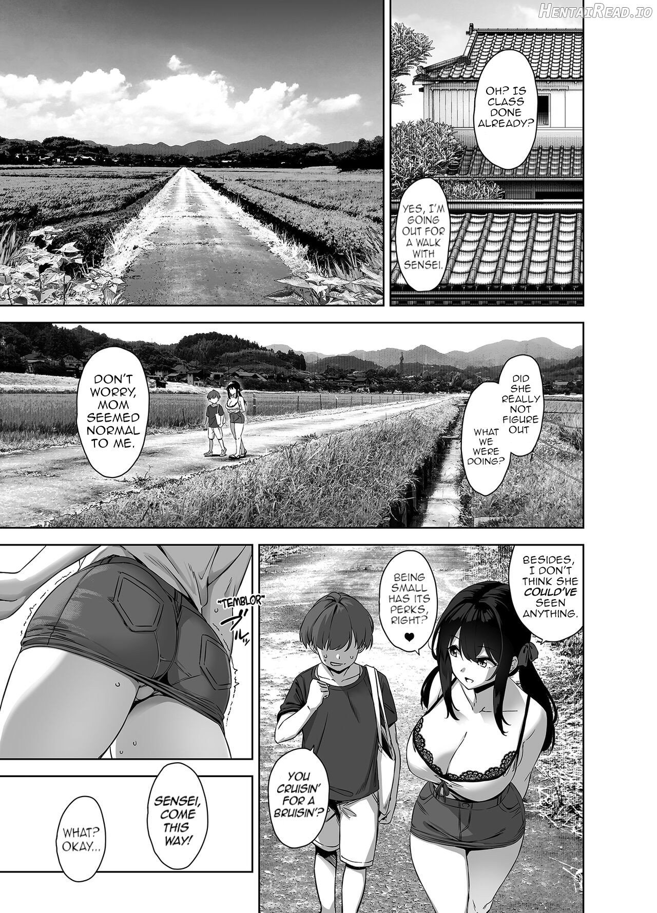 Natsu to Inaka to Yuuwaku shite kuru Dekkai Oshiego Chapter 1 - page 32