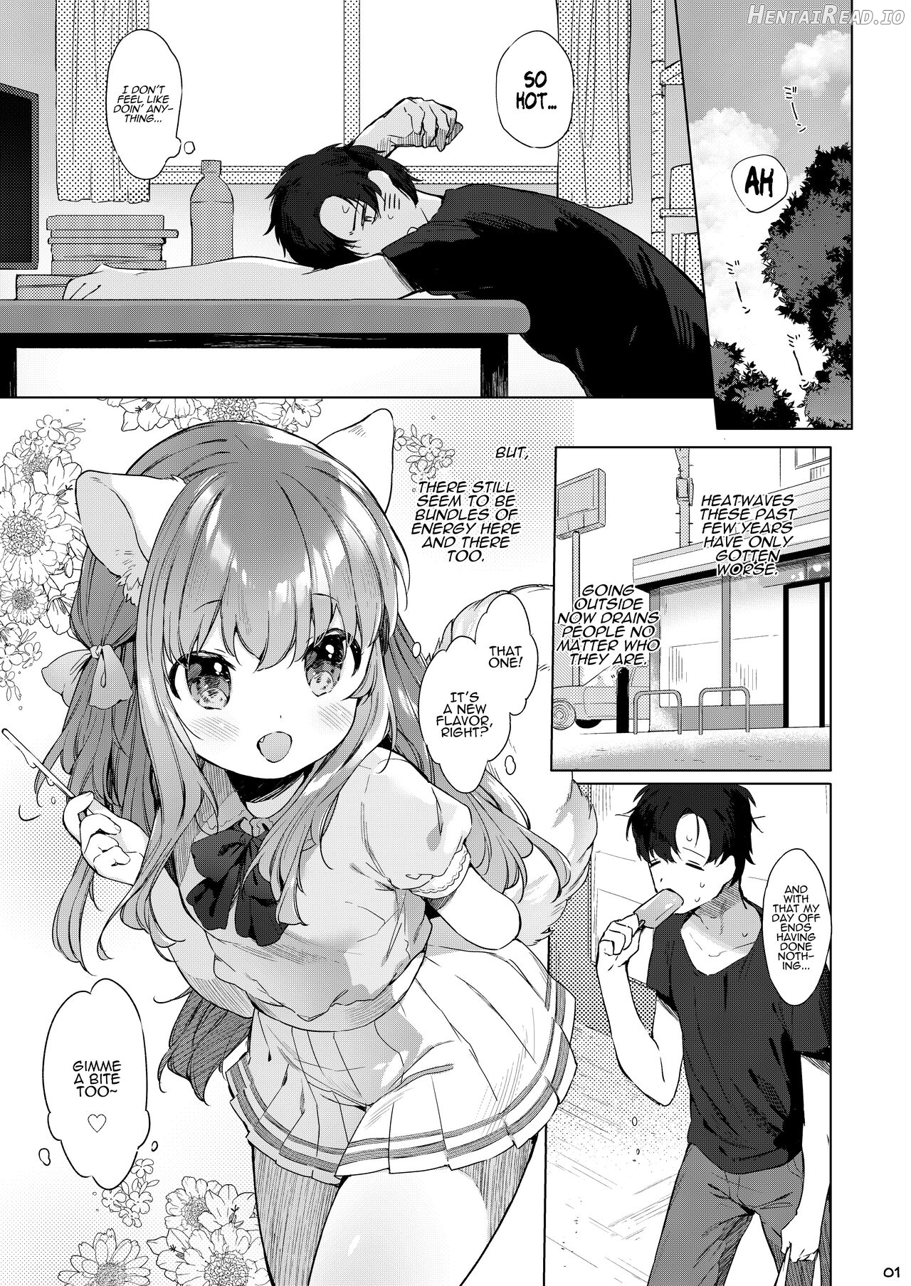 Nekomimi Cheer-chan wa Osawari Kinshi! Chapter 1 - page 2