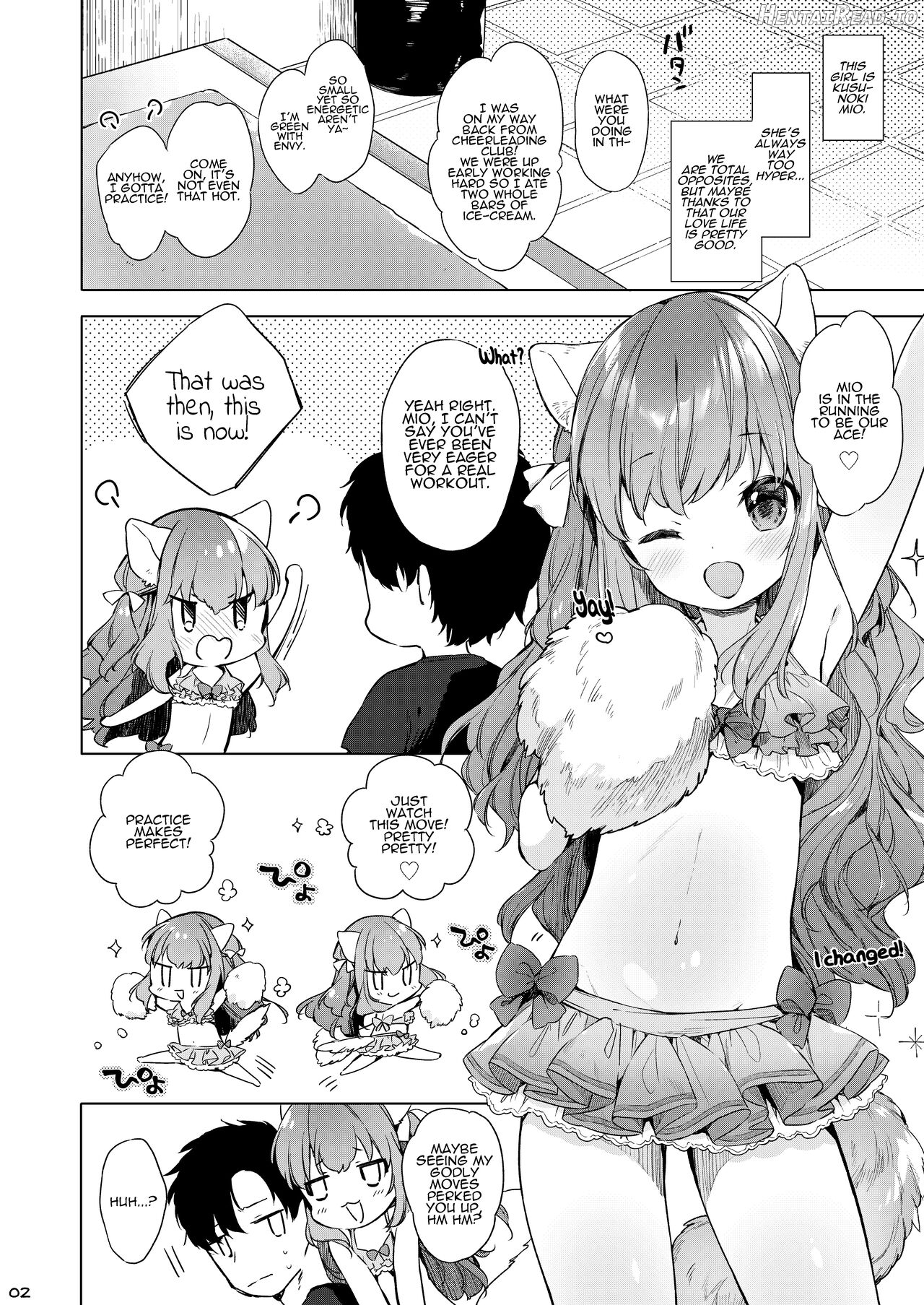 Nekomimi Cheer-chan wa Osawari Kinshi! Chapter 1 - page 3