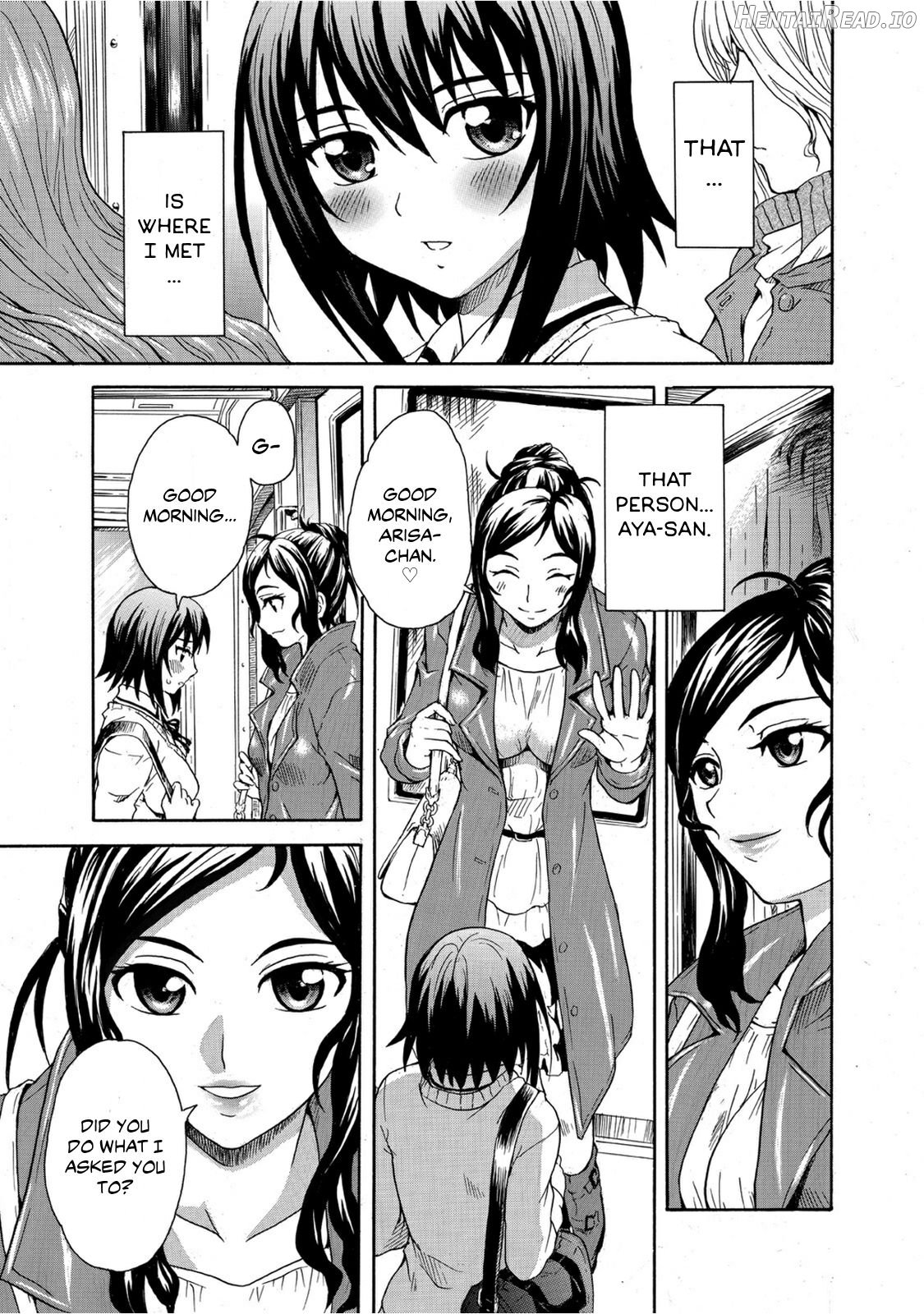 Mirarete Icchau ☆ Yuri Densha ~Josei Senyou Sharyou no Himegoto~ Chapter 1 - page 6