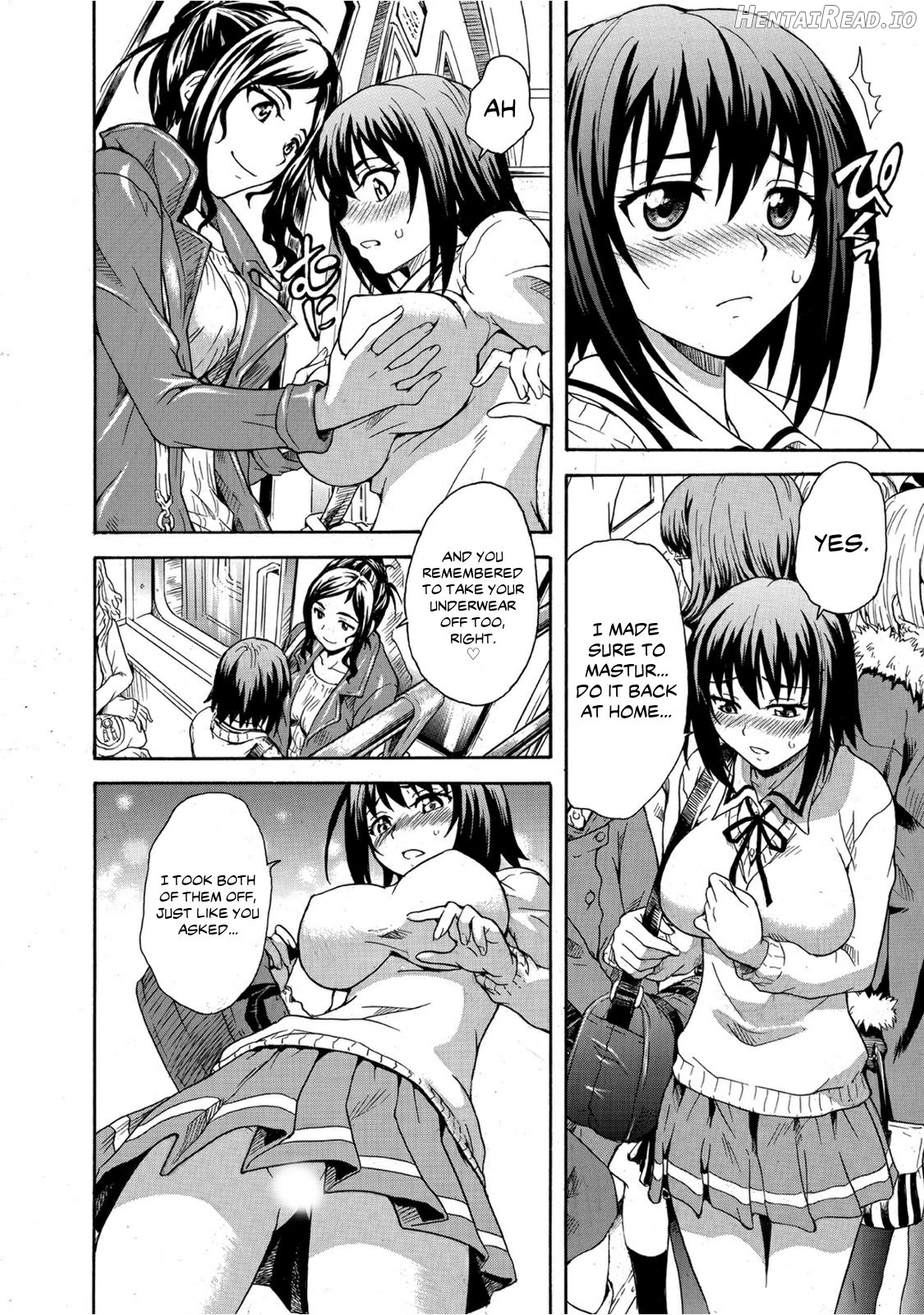 Mirarete Icchau ☆ Yuri Densha ~Josei Senyou Sharyou no Himegoto~ Chapter 1 - page 7