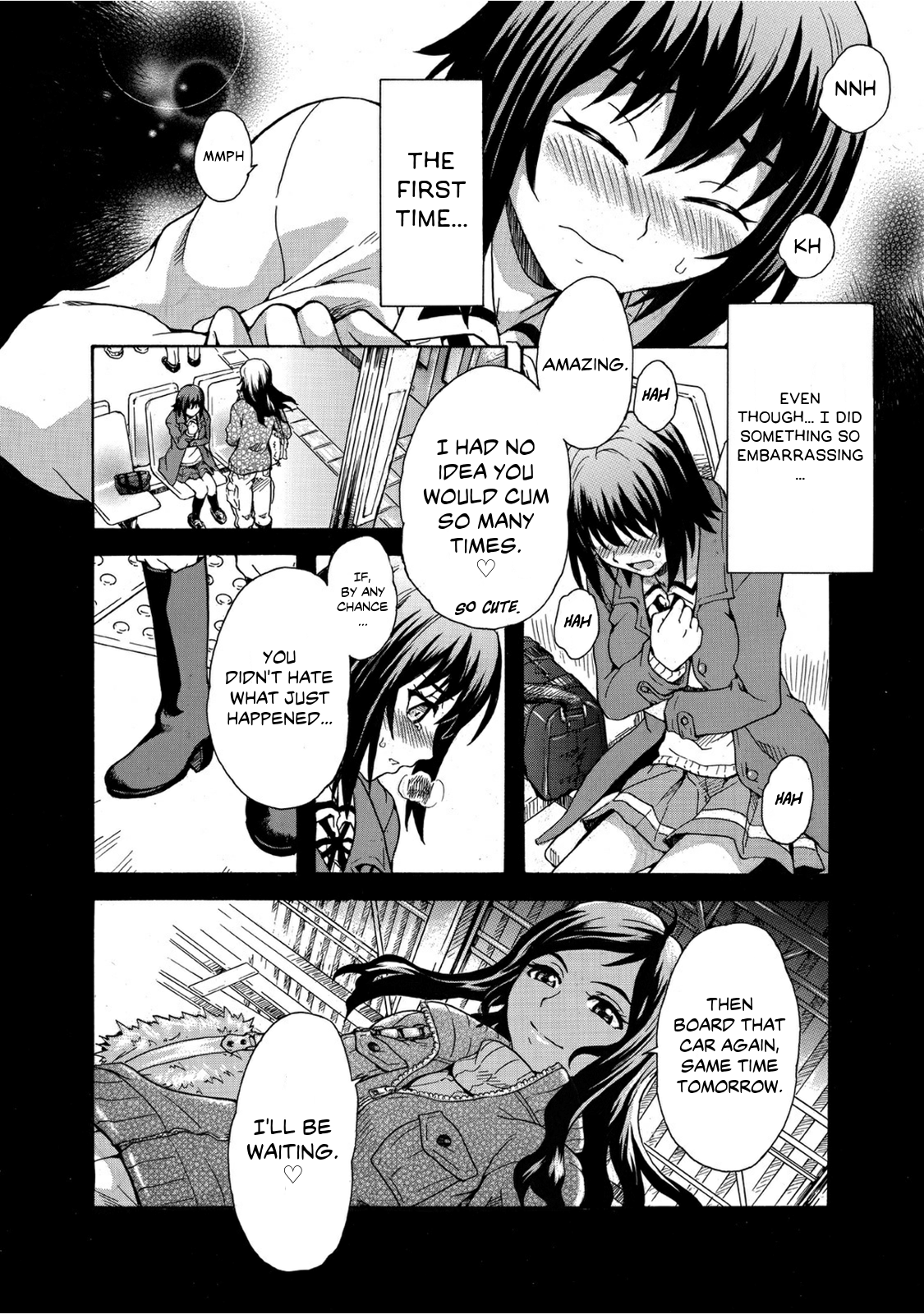 Mirarete Icchau ☆ Yuri Densha ~Josei Senyou Sharyou no Himegoto~ Chapter 1 - page 11