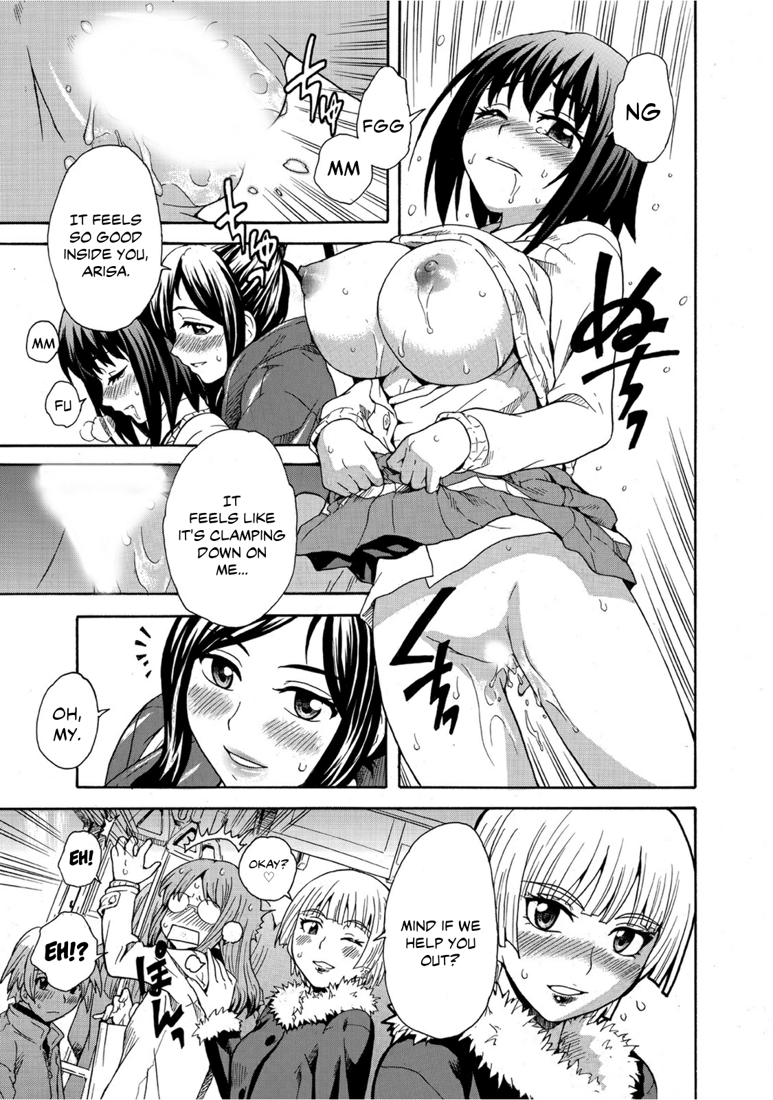 Mirarete Icchau ☆ Yuri Densha ~Josei Senyou Sharyou no Himegoto~ Chapter 1 - page 22