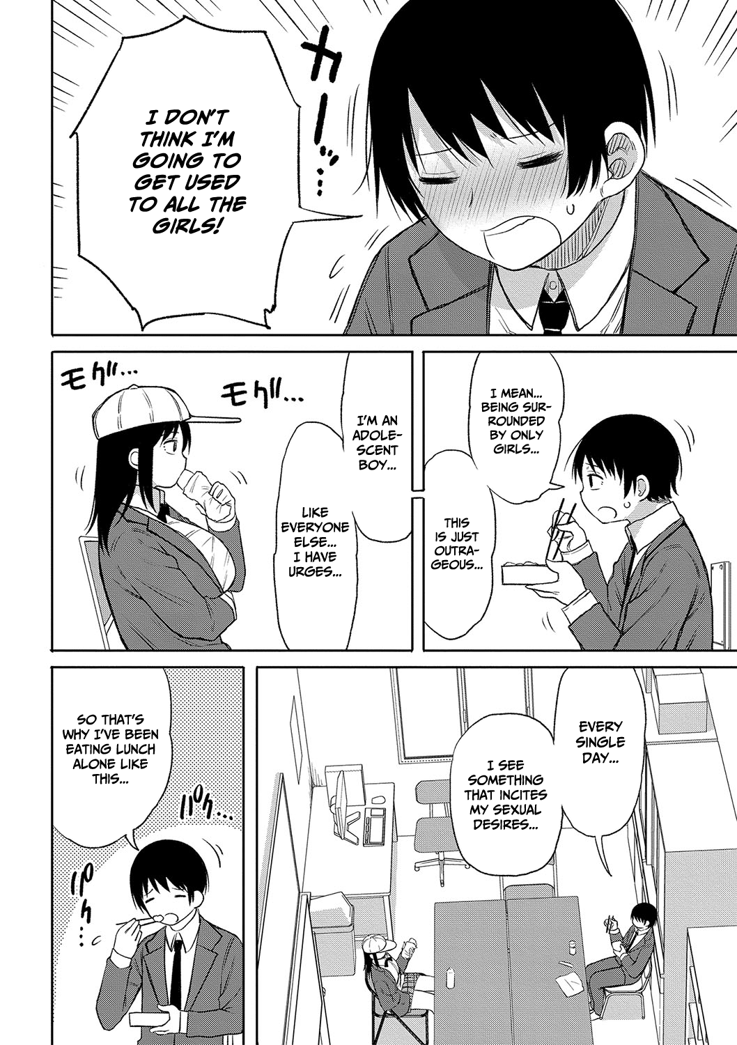 Kotoshi kara Kyougaku no Gakkou ni Nyuugaku shitara Otoko ga Boku dake datta Chapter 1 - page 60