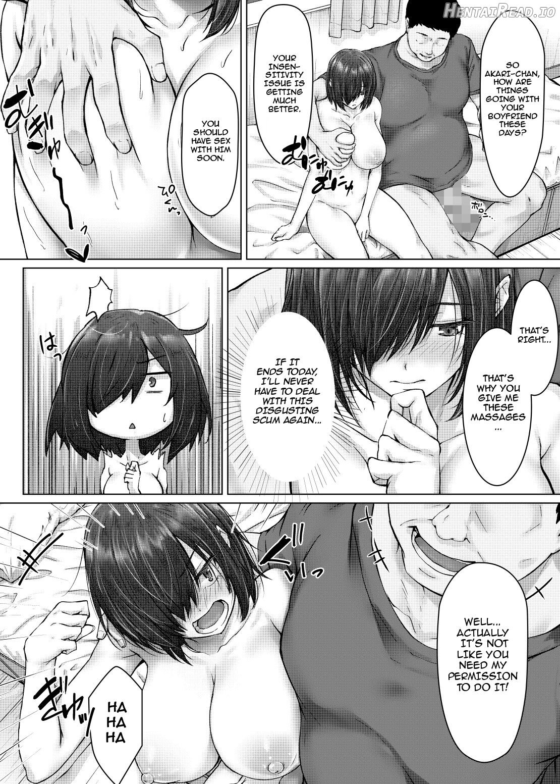 Kareshi ja Ikenai Kyonyuu Meikko, Dai Kirai na Oji-san no Sei Kaihatsu Massage ni Ochiru Chapter 1 - page 36