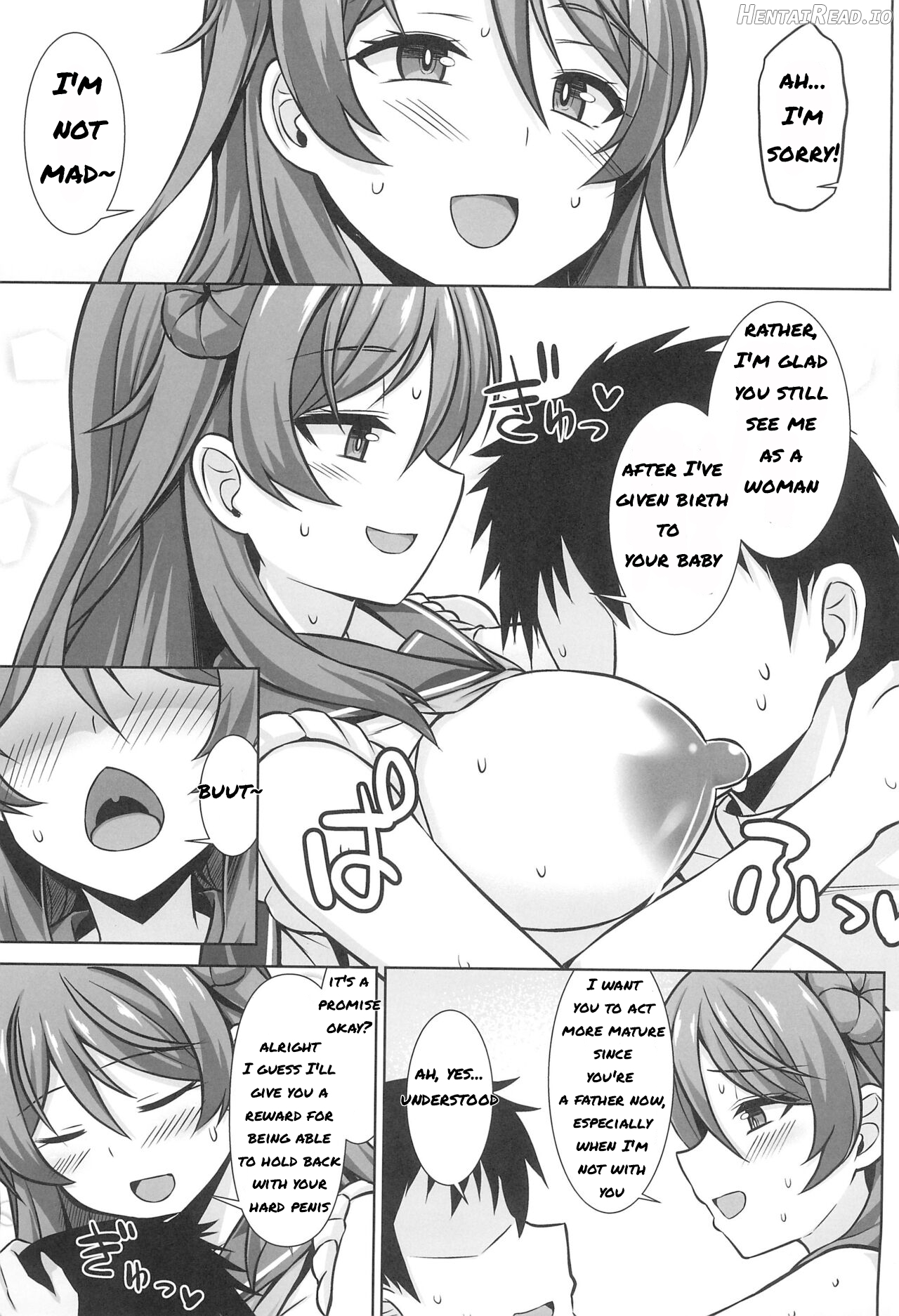 Urakaze-chan ga Ippai Bonyuu Ecchi Shite Shussan Shite kureru Hon - Decensored Chapter 1 - page 8