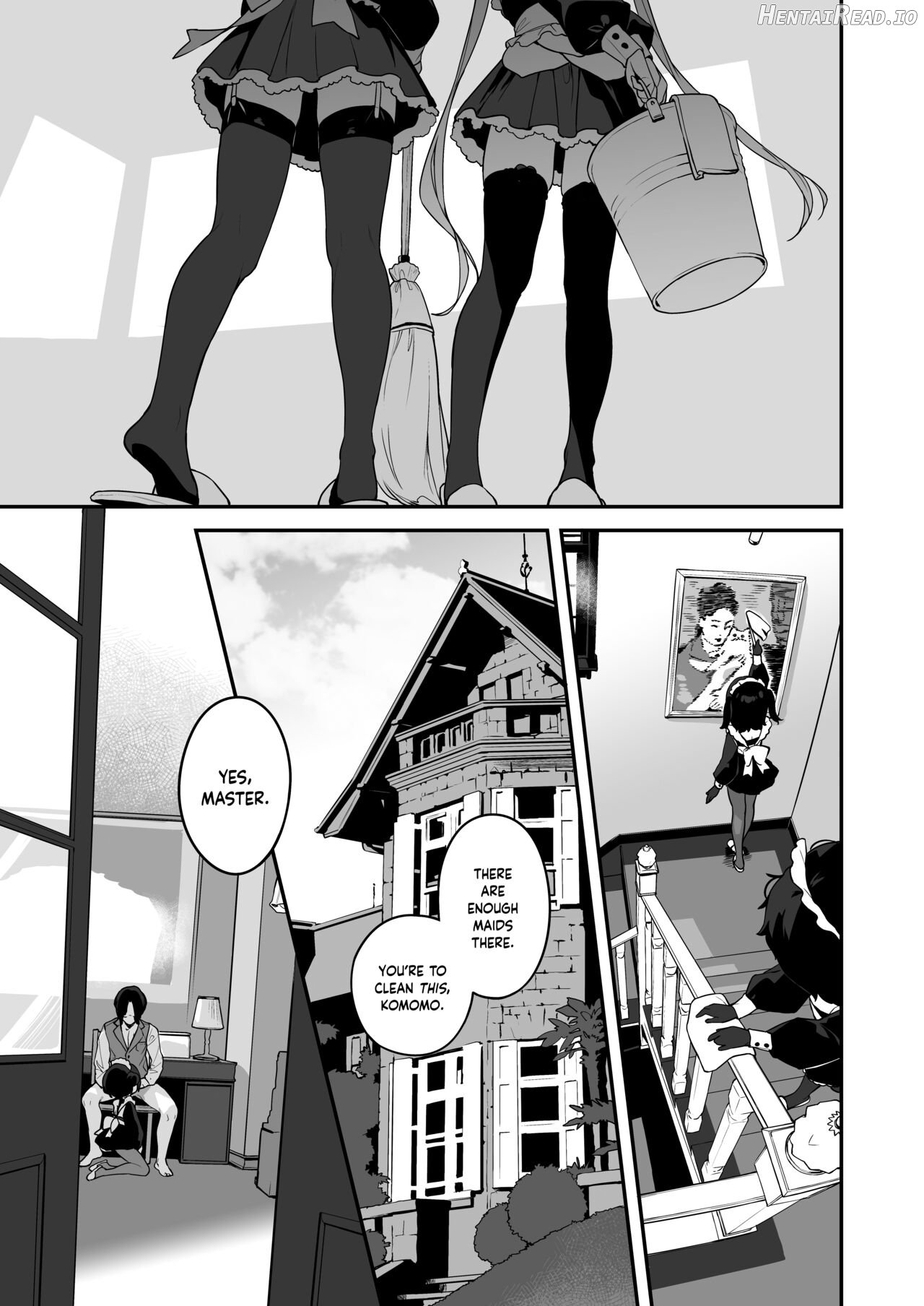 Komomo wa Goshujinsama Senyo no Ryoana Nikubenki Loli Maid Chapter 1 - page 2