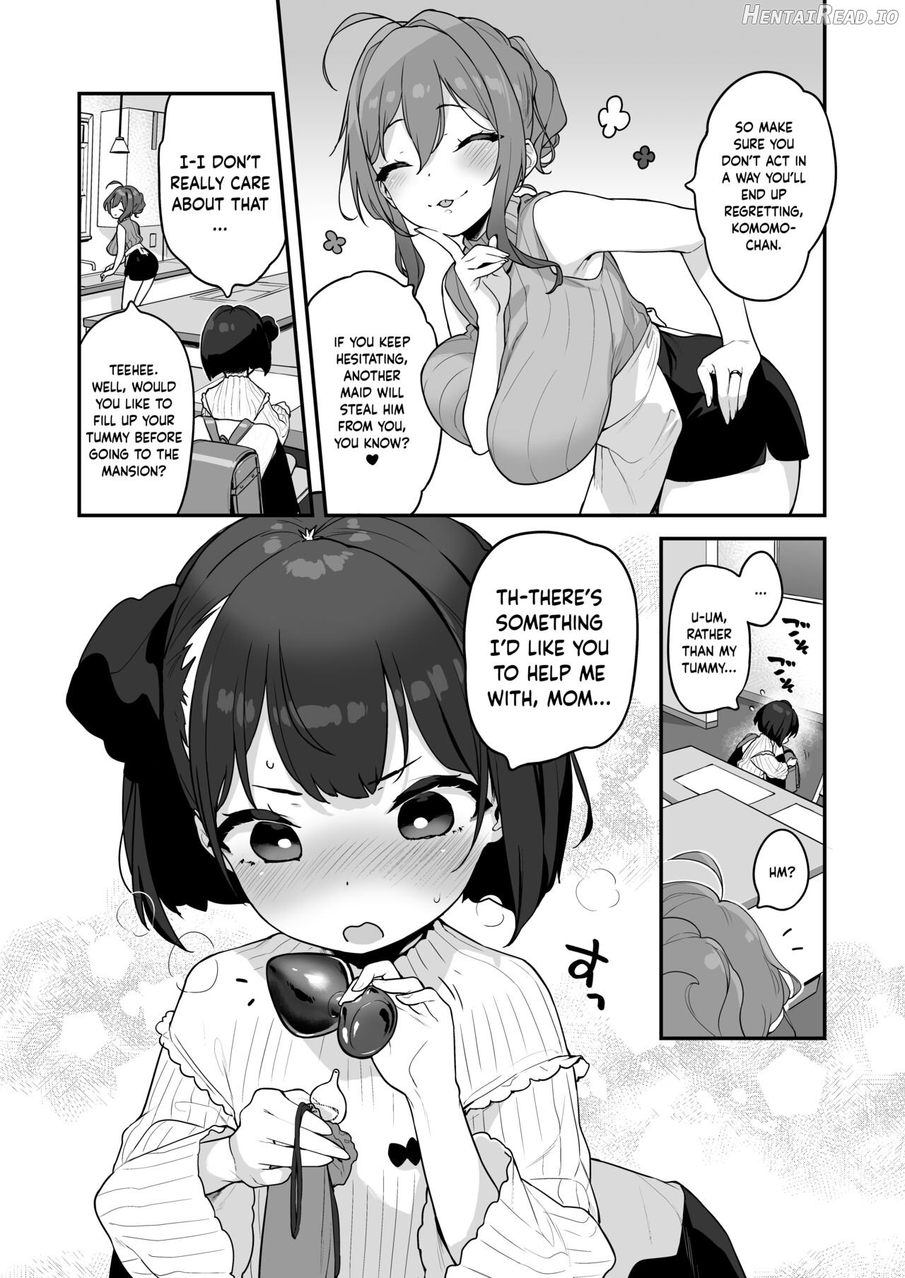 Komomo wa Goshujinsama Senyo no Ryoana Nikubenki Loli Maid Chapter 1 - page 12