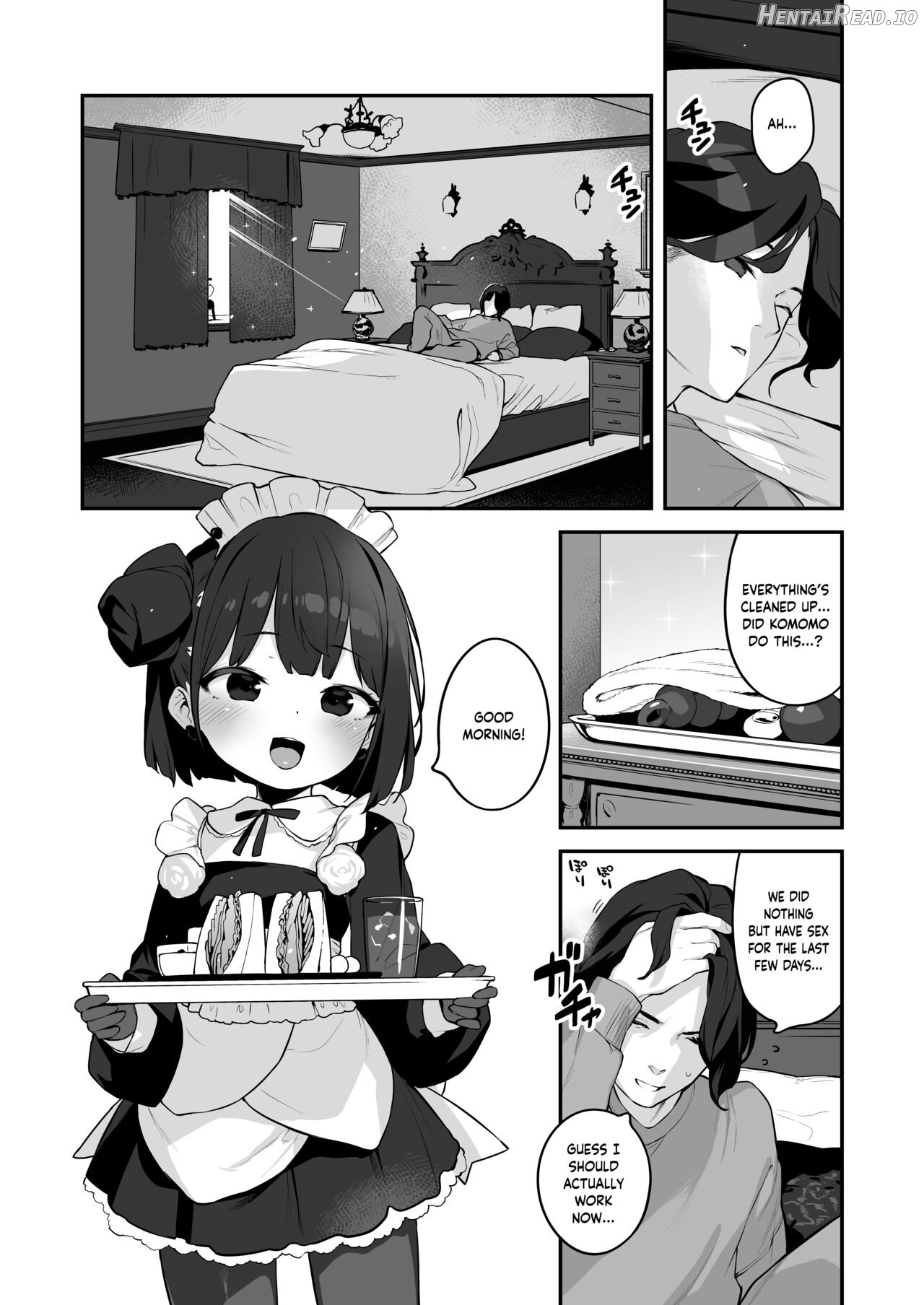 Komomo wa Goshujinsama Senyo no Ryoana Nikubenki Loli Maid Chapter 1 - page 54